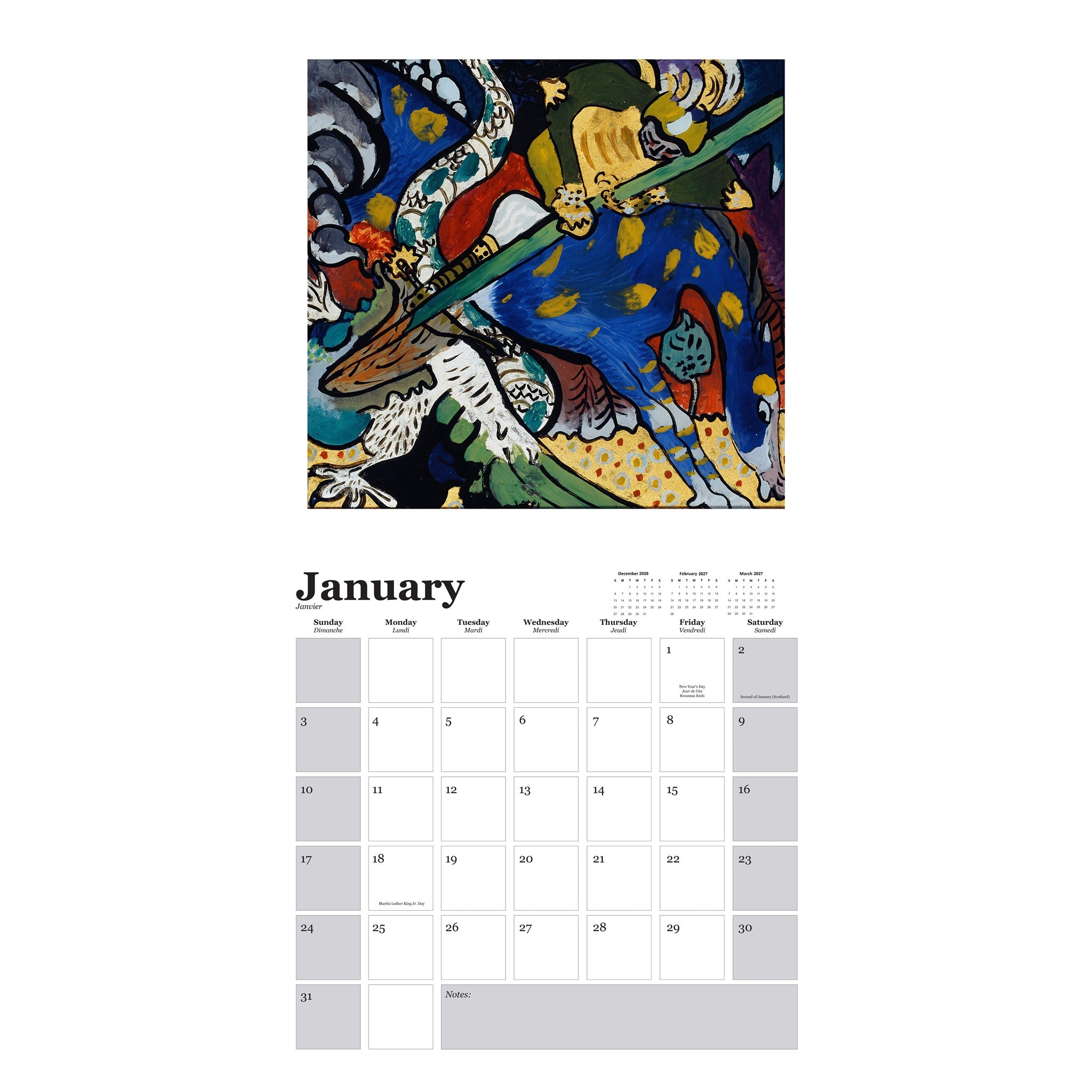 Kandinsky 2027 Wall Calendar - Online Only