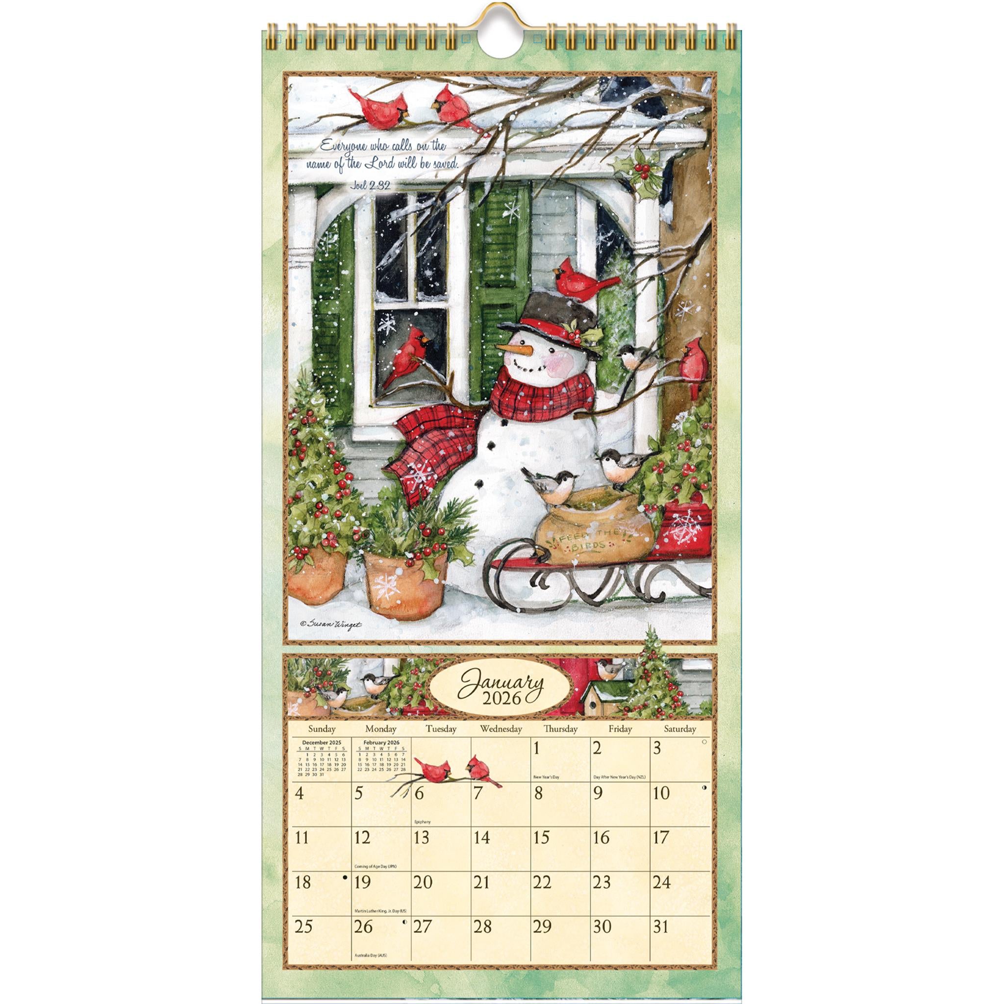 Bountiful Blessings 2026 Slim Calendar - Online Only