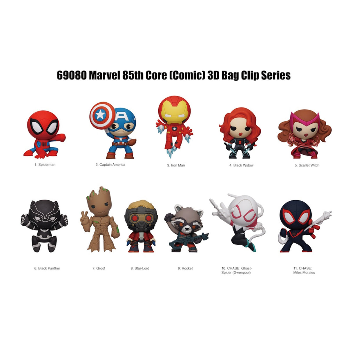 Marvel Blind-Pack Backpack Clips