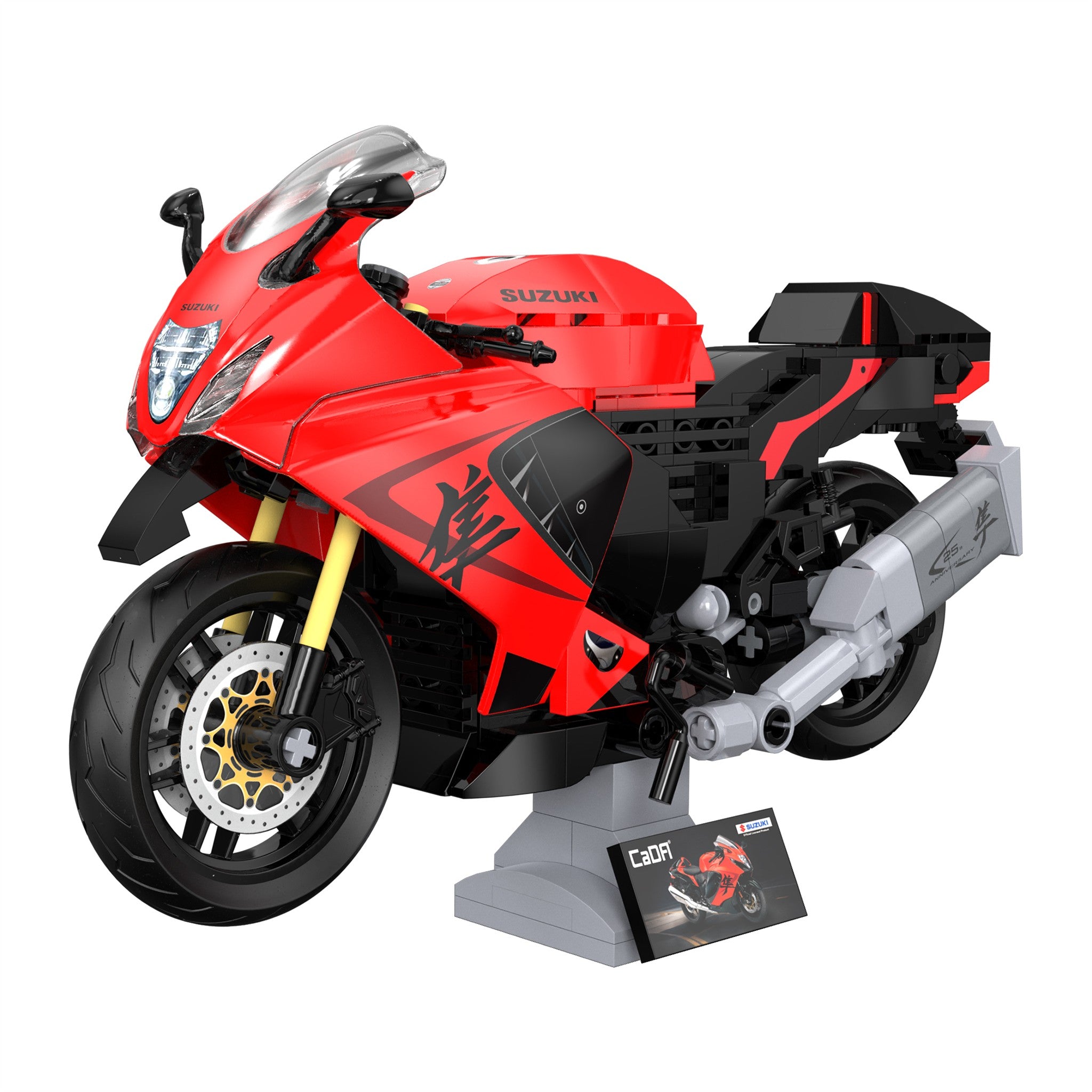 Red 1:12 Suzuki Hayabusa 299 Pieces
