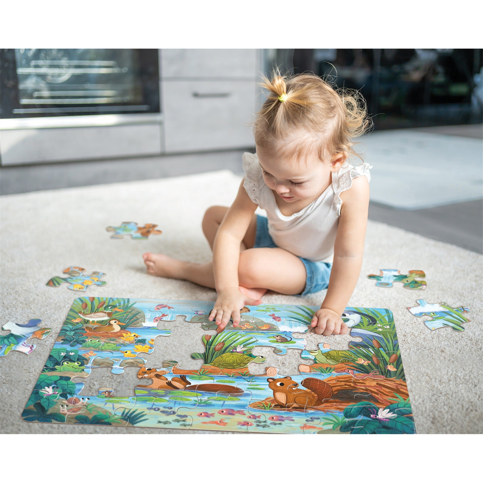 Beaver and Friends 35 Piece Floor Puzzle