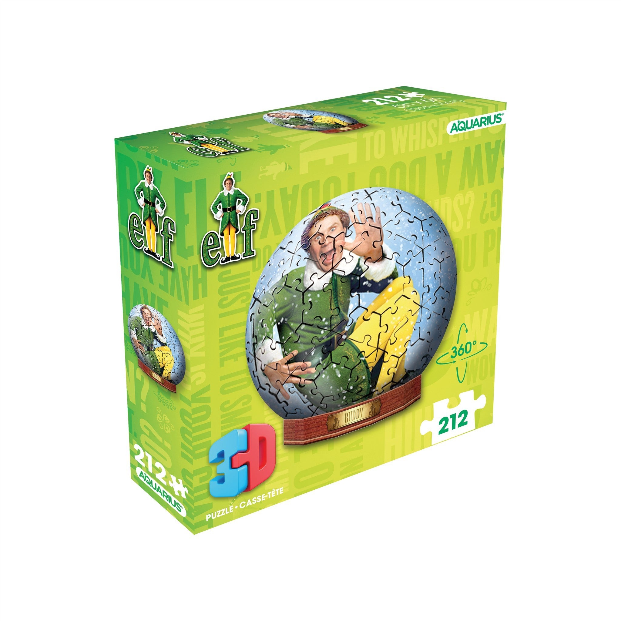 Elf 3D Sphere 212 Piece Puzzle