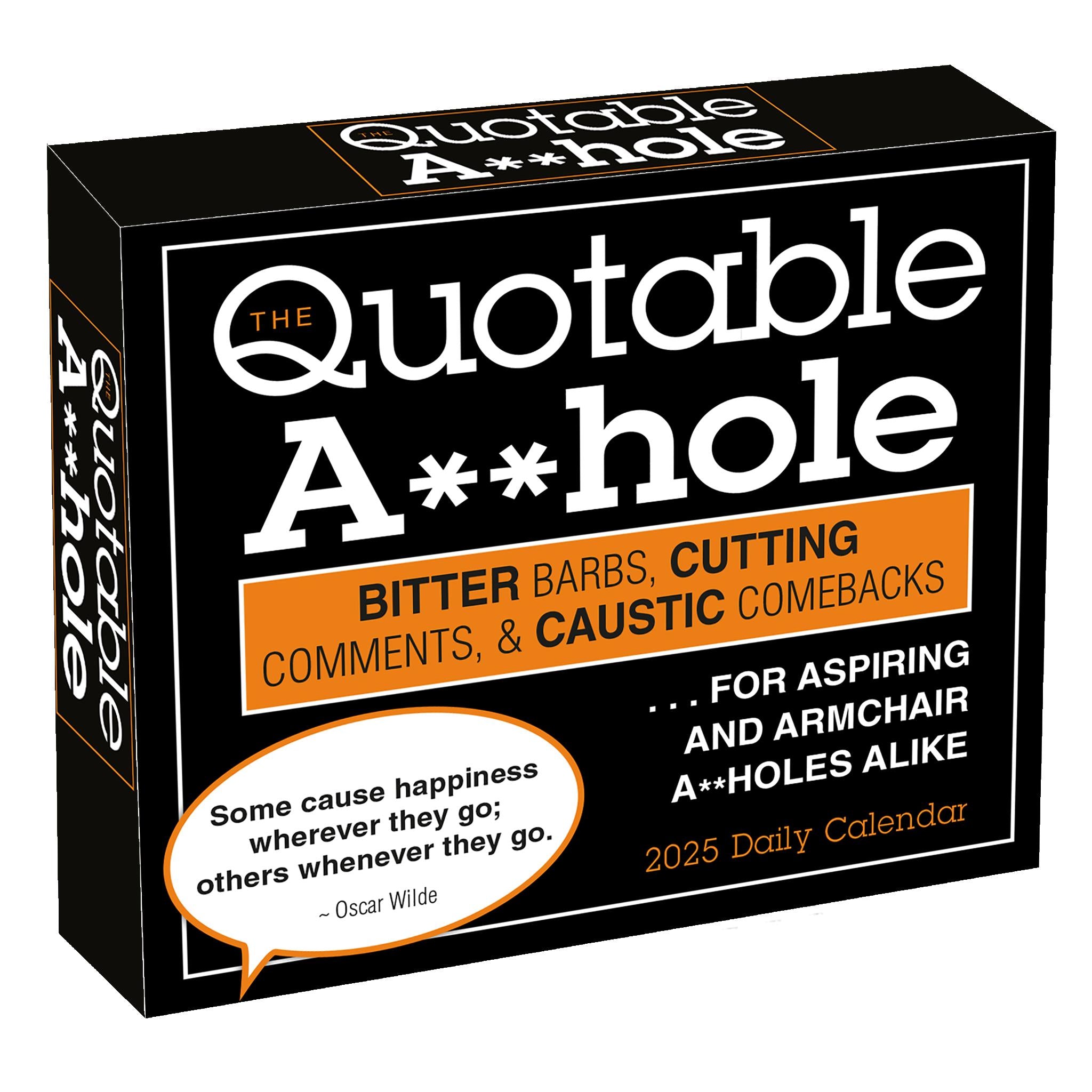 Quotable Ahole Box 2025 Calendar Quotable Calendar 2025