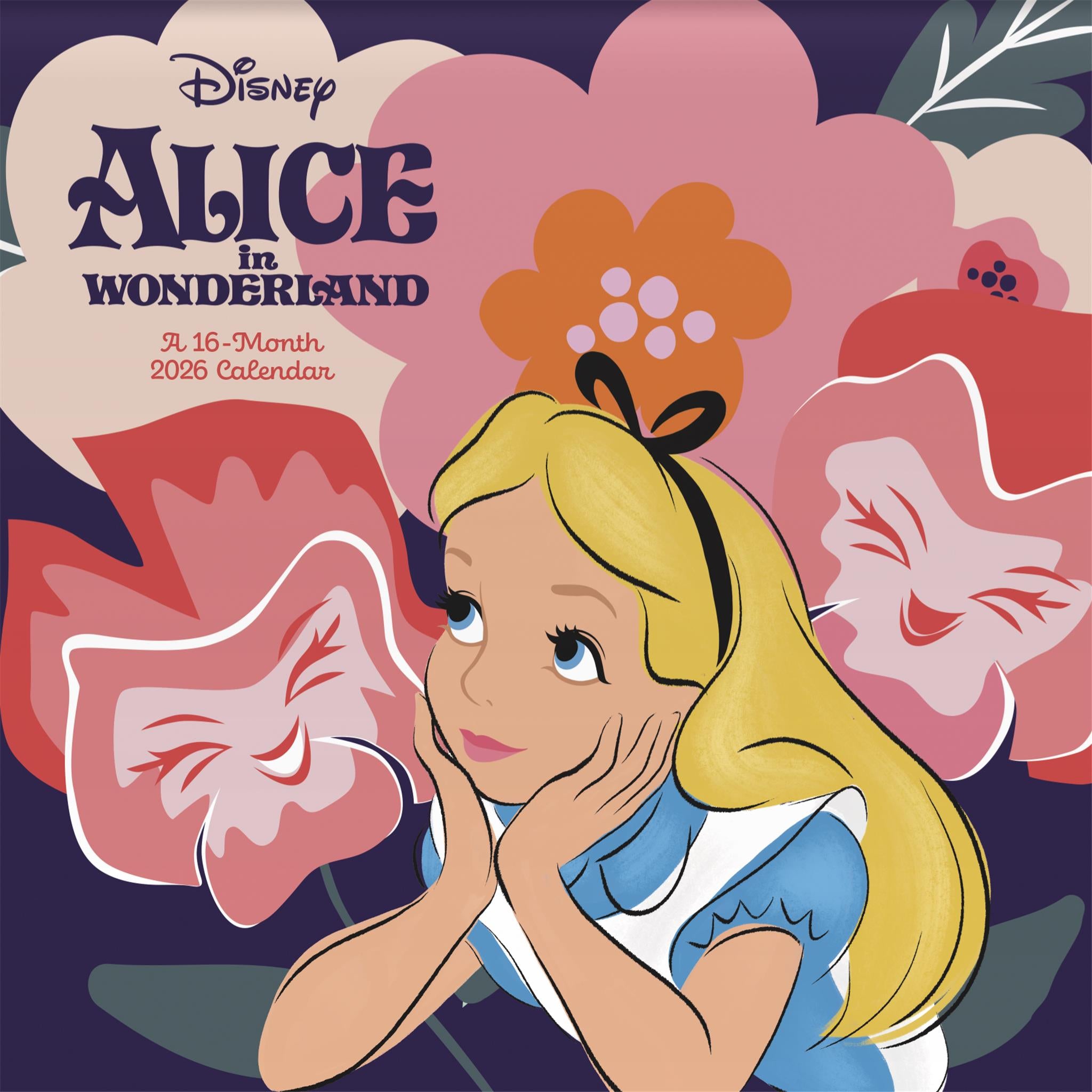 Alice In Wonderland 2026 Wall Calendar - Online Exclusive