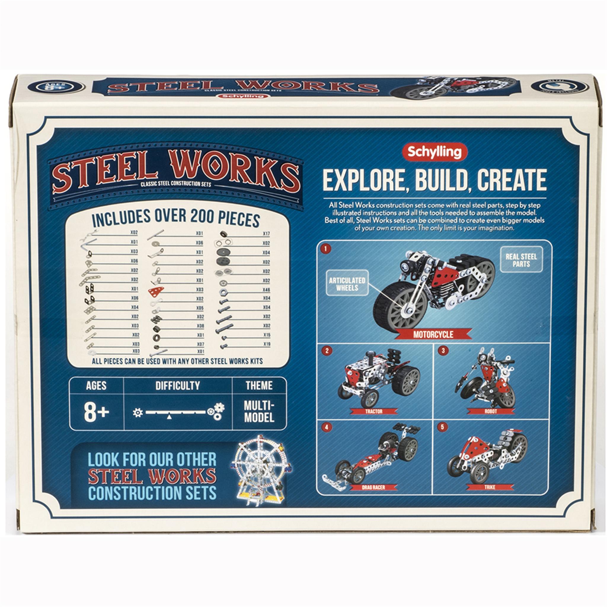 019649233939 5 Model Set Steel Works by Schylling - Calendar Club