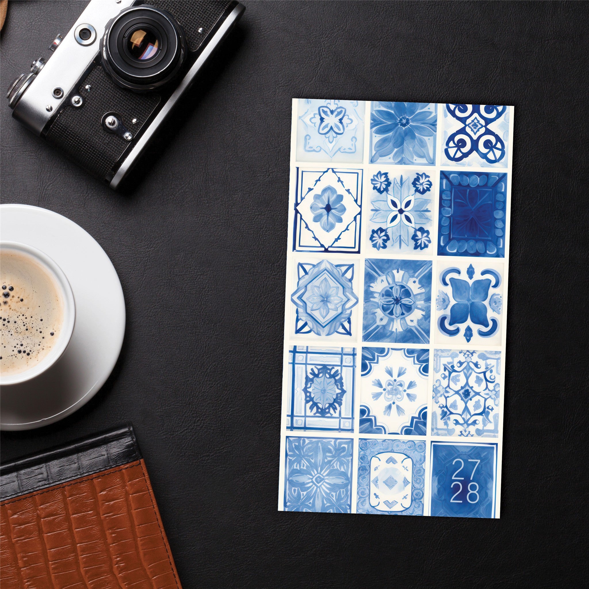 Mediterranean Tiles 2027-2028 2-Year Pocket Planner