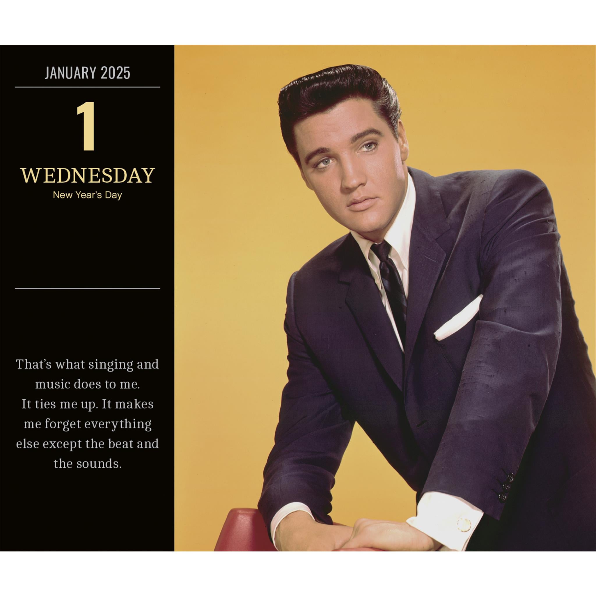 Elvis Presley Box 2025 Calendar