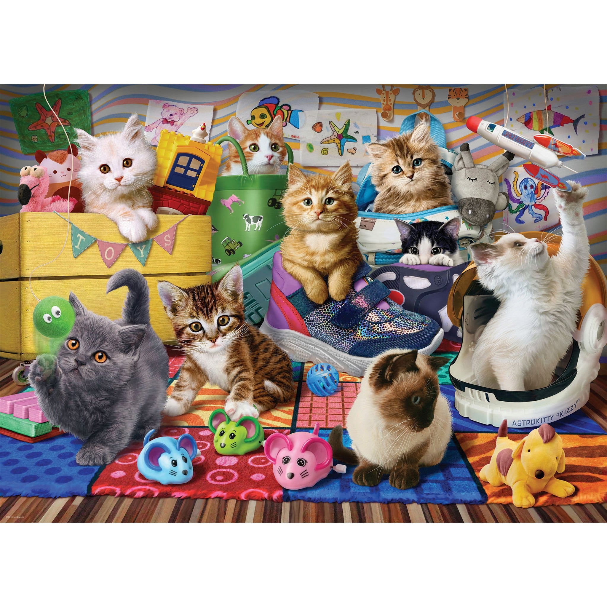Kittens Playtime 500 Piece Puzzle