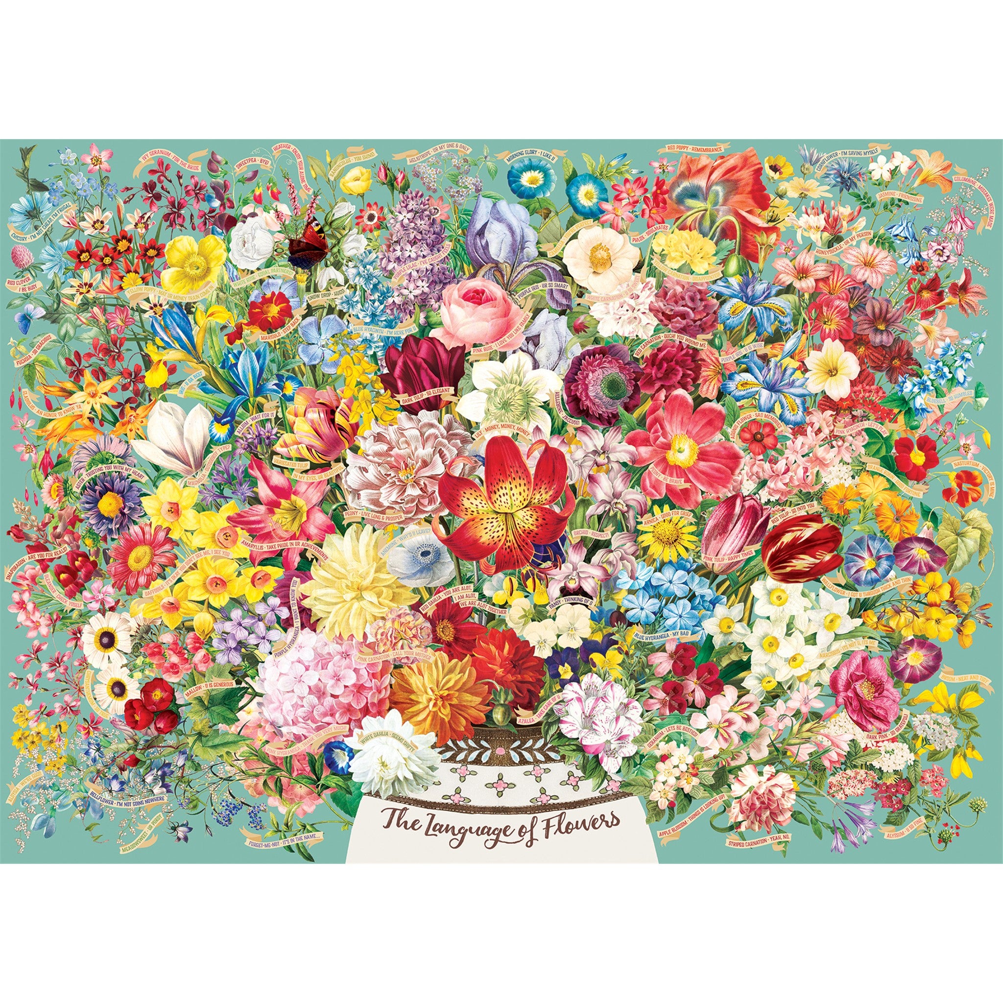 The Language of Flowers 1000 Piece Puzzle
