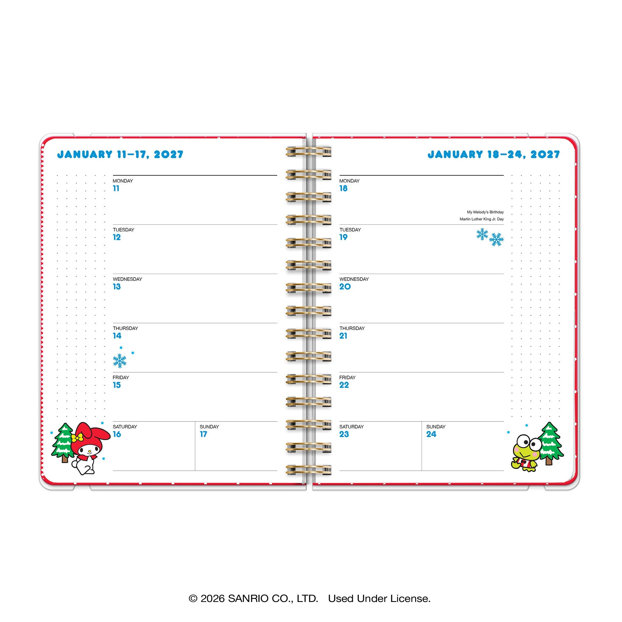 Hello Kitty and Friends Retro 2026-2027 Engagement Calendar