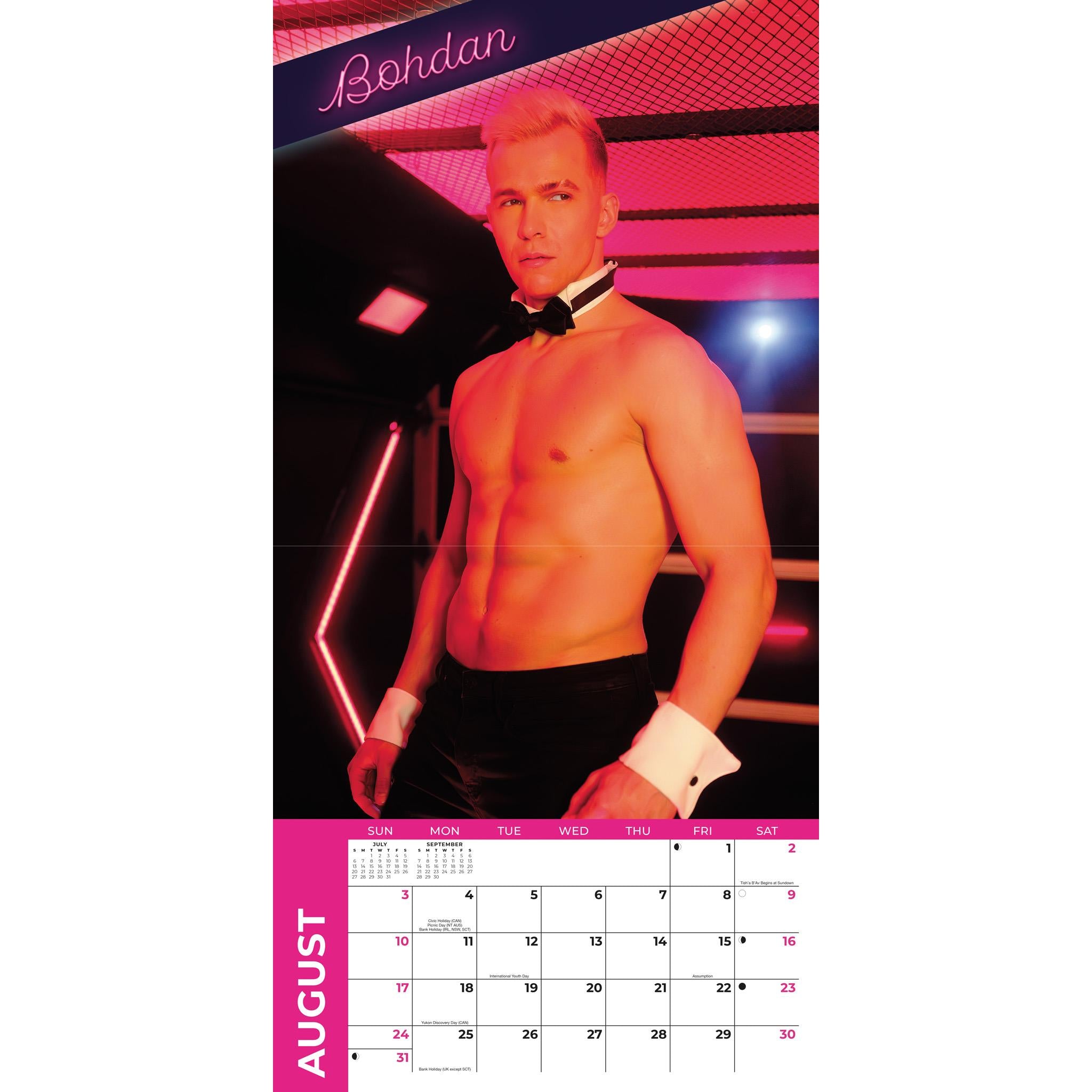 Chippendales Wall 2025 Calendar
