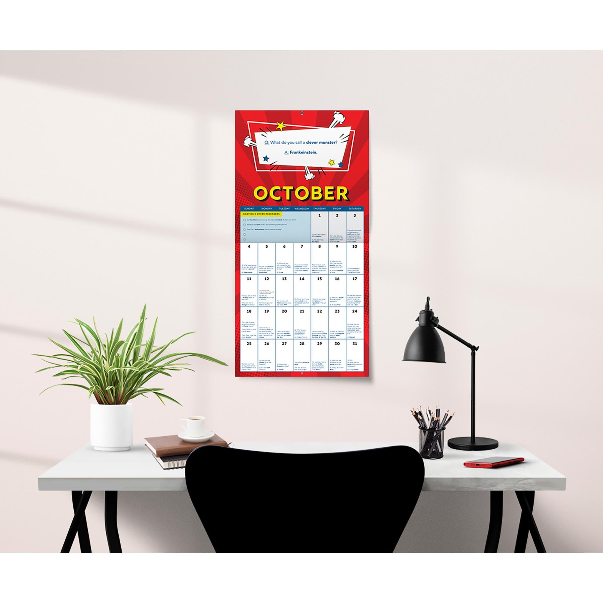Dad Jokes 2026 Wall Calendar - Online Only
