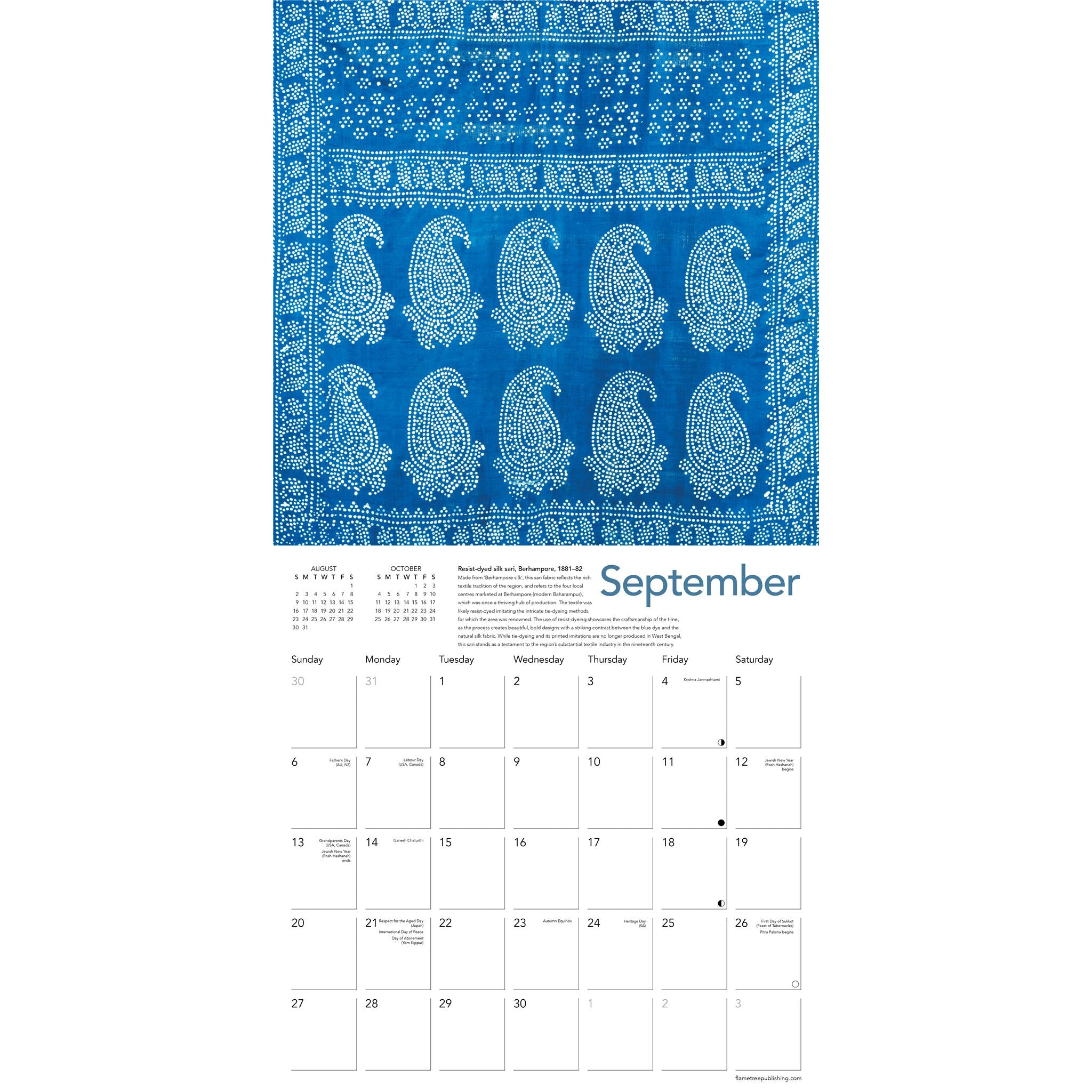 V&A: True Blue 2026 Wall Calendar - Online Only