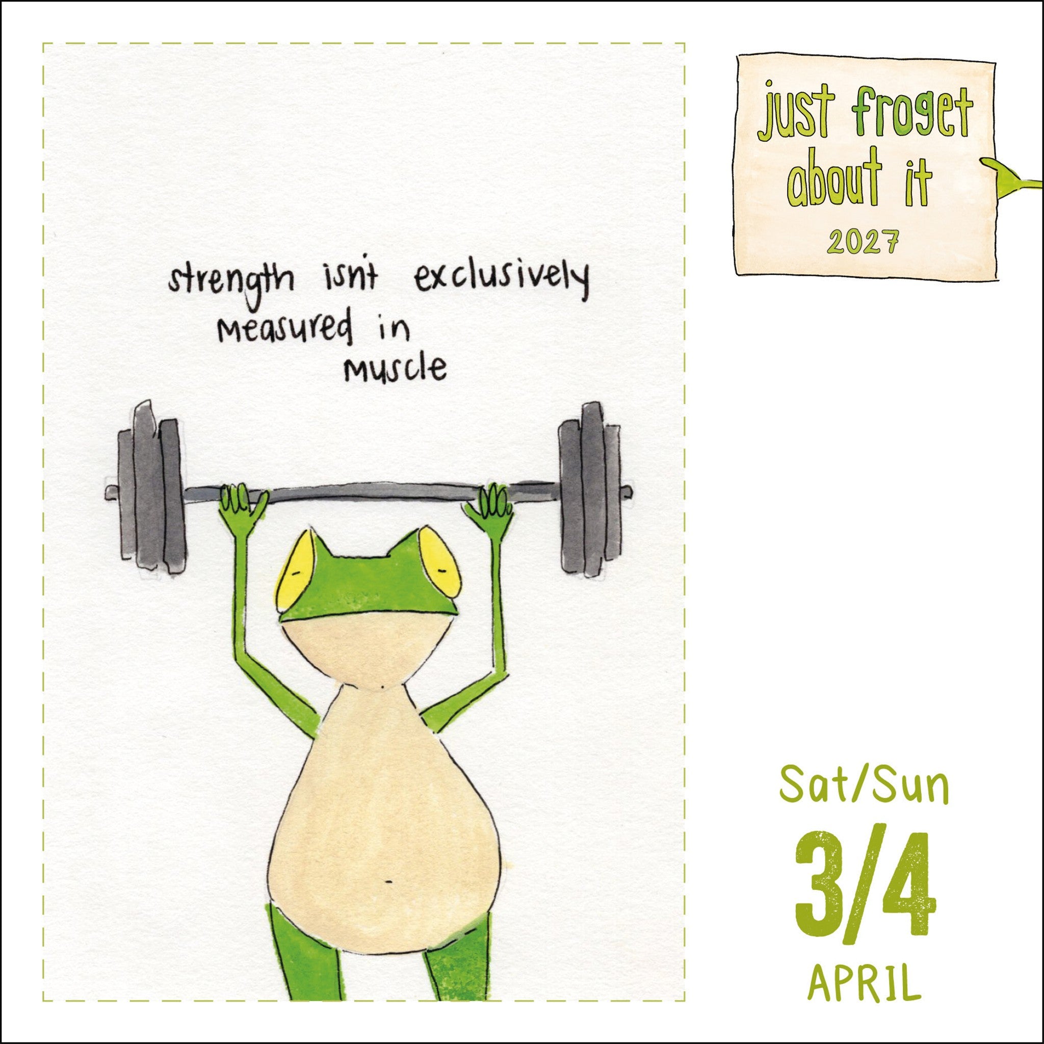 Just Froget About It 2027 Box Calendar