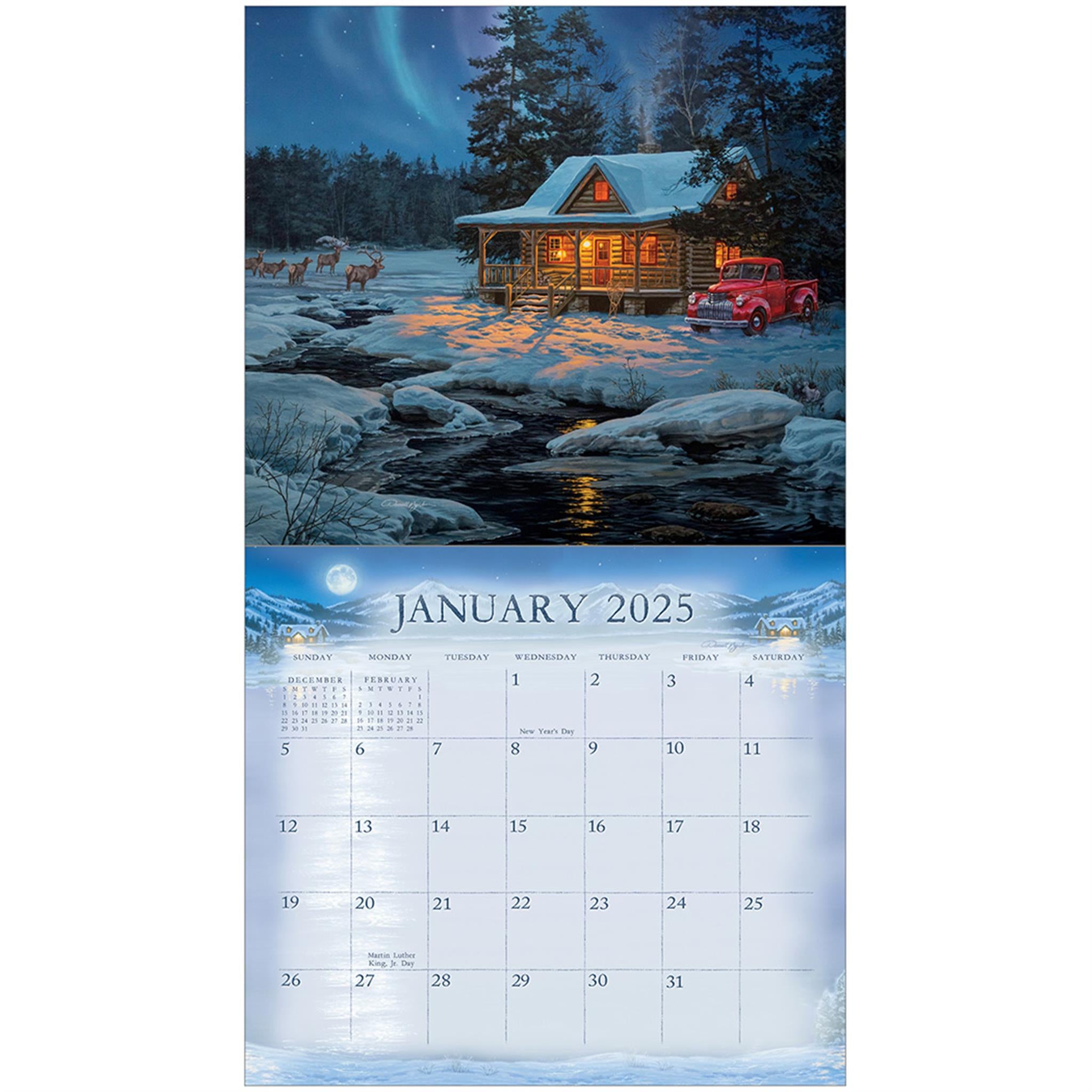 Cabin View 2025 Calendar
