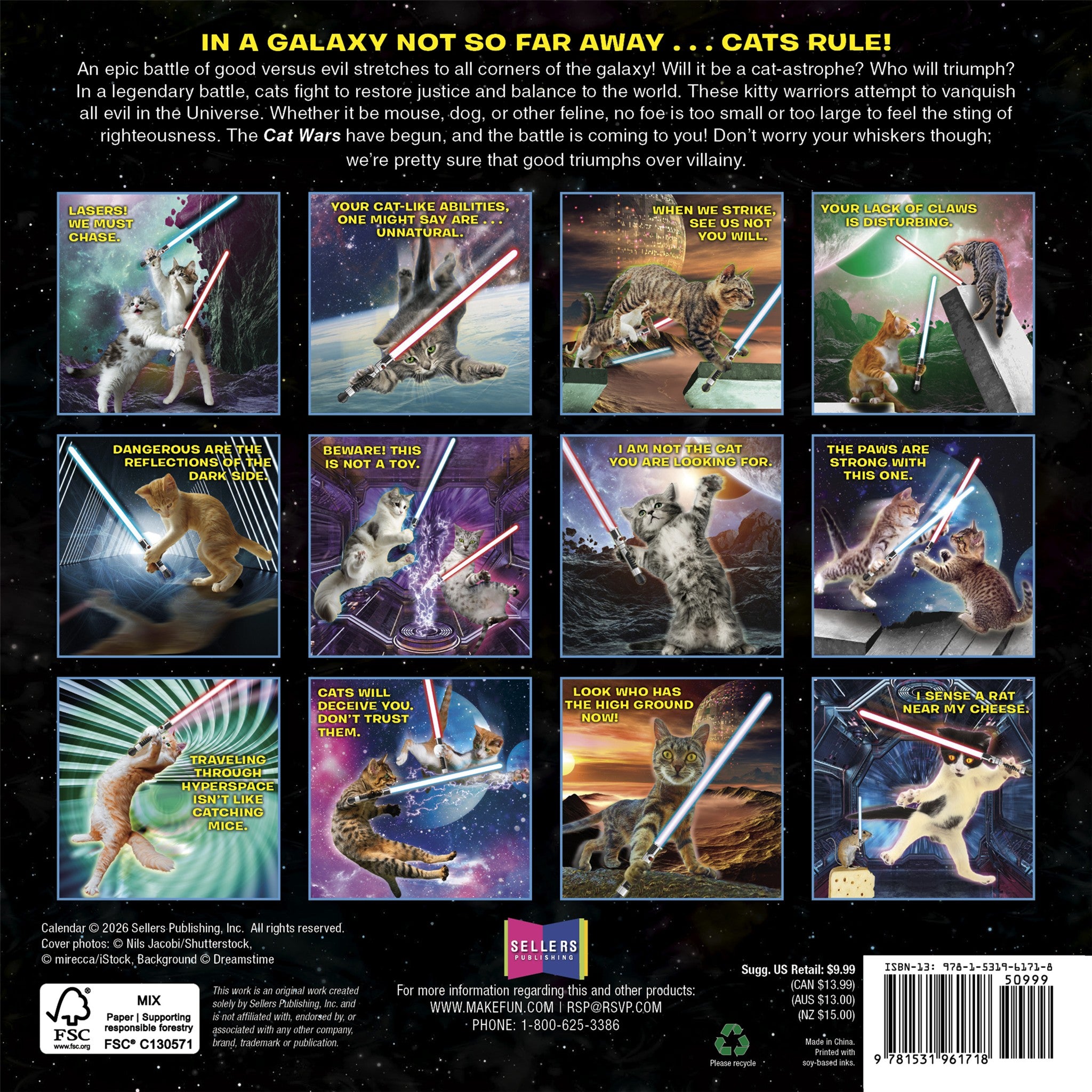 Cat Wars 2027 Mini Calendar