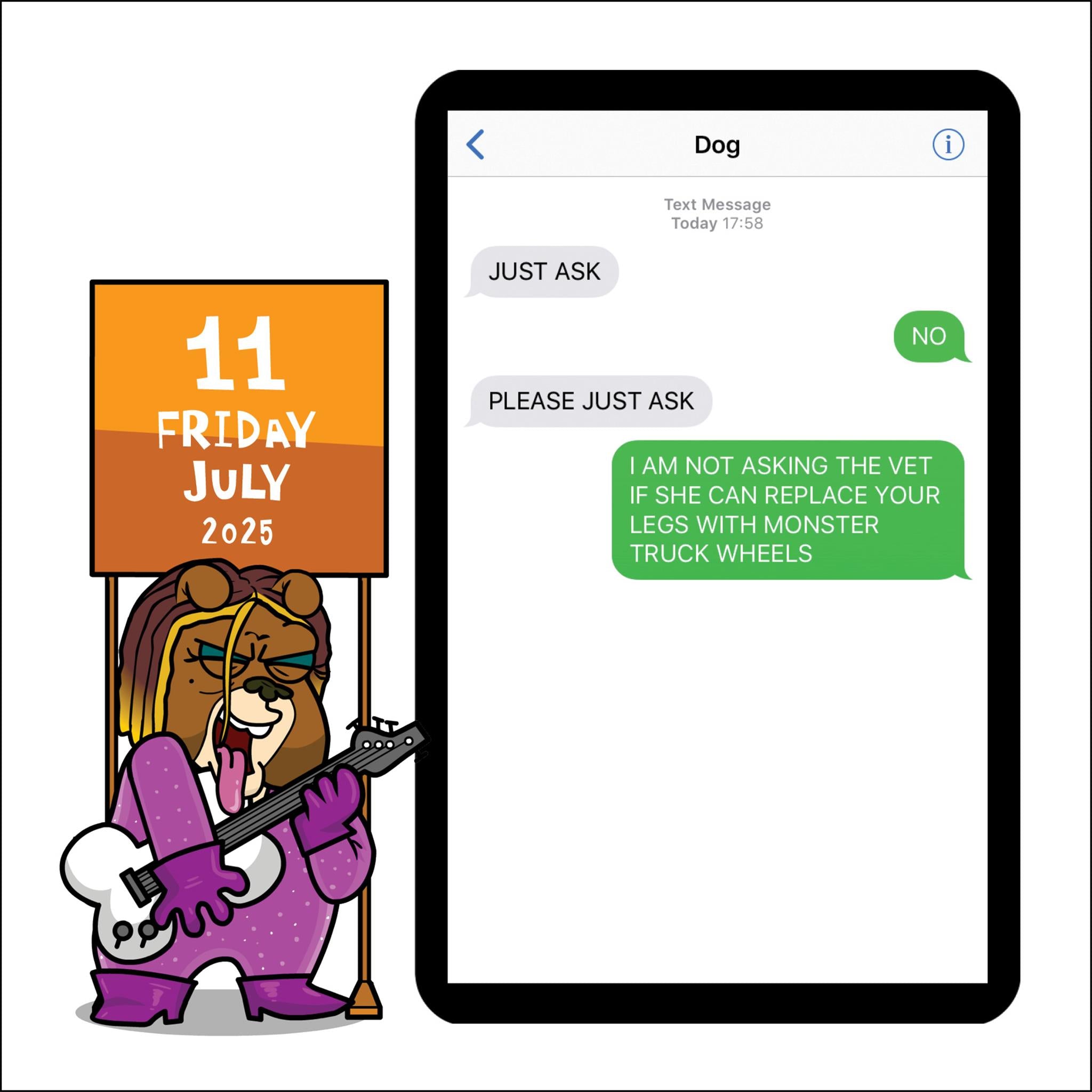 Texts From Dog Box 2025 Calendar