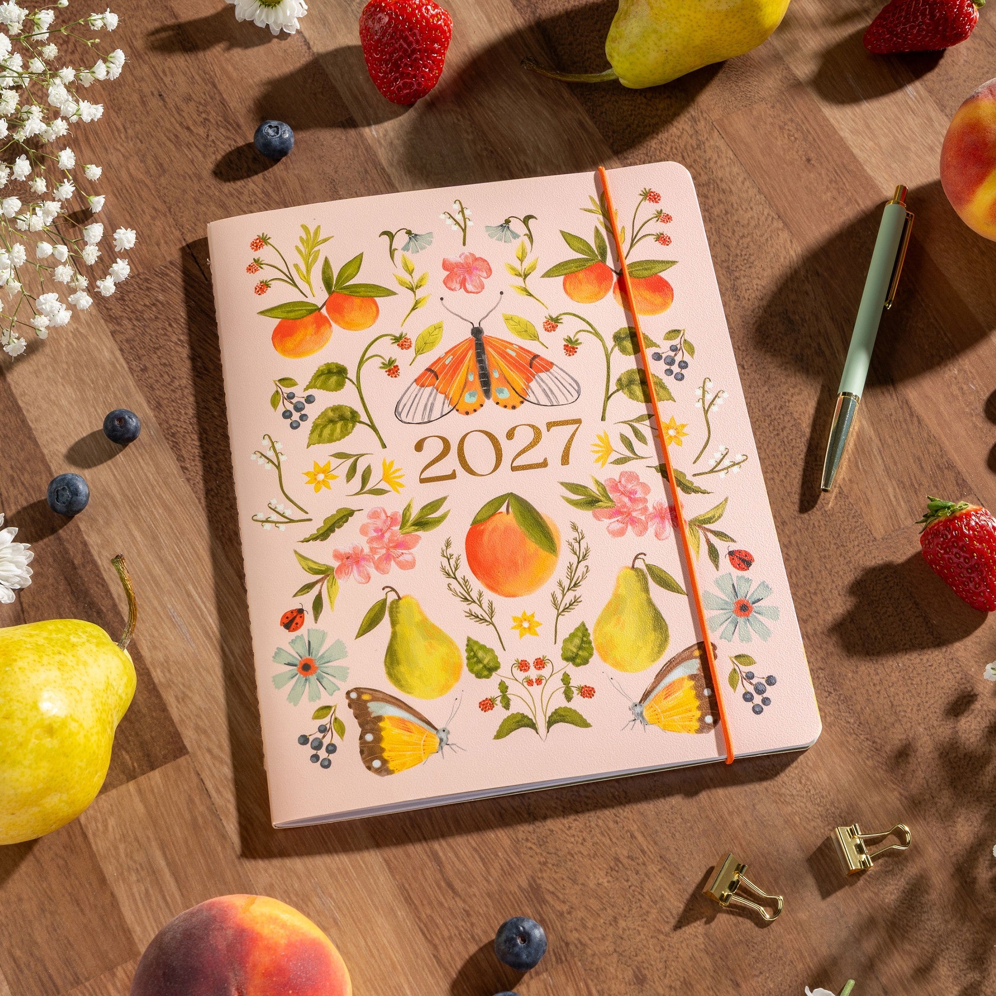 Fruit and Flora Just Right 2026-2027 Monthly Planner