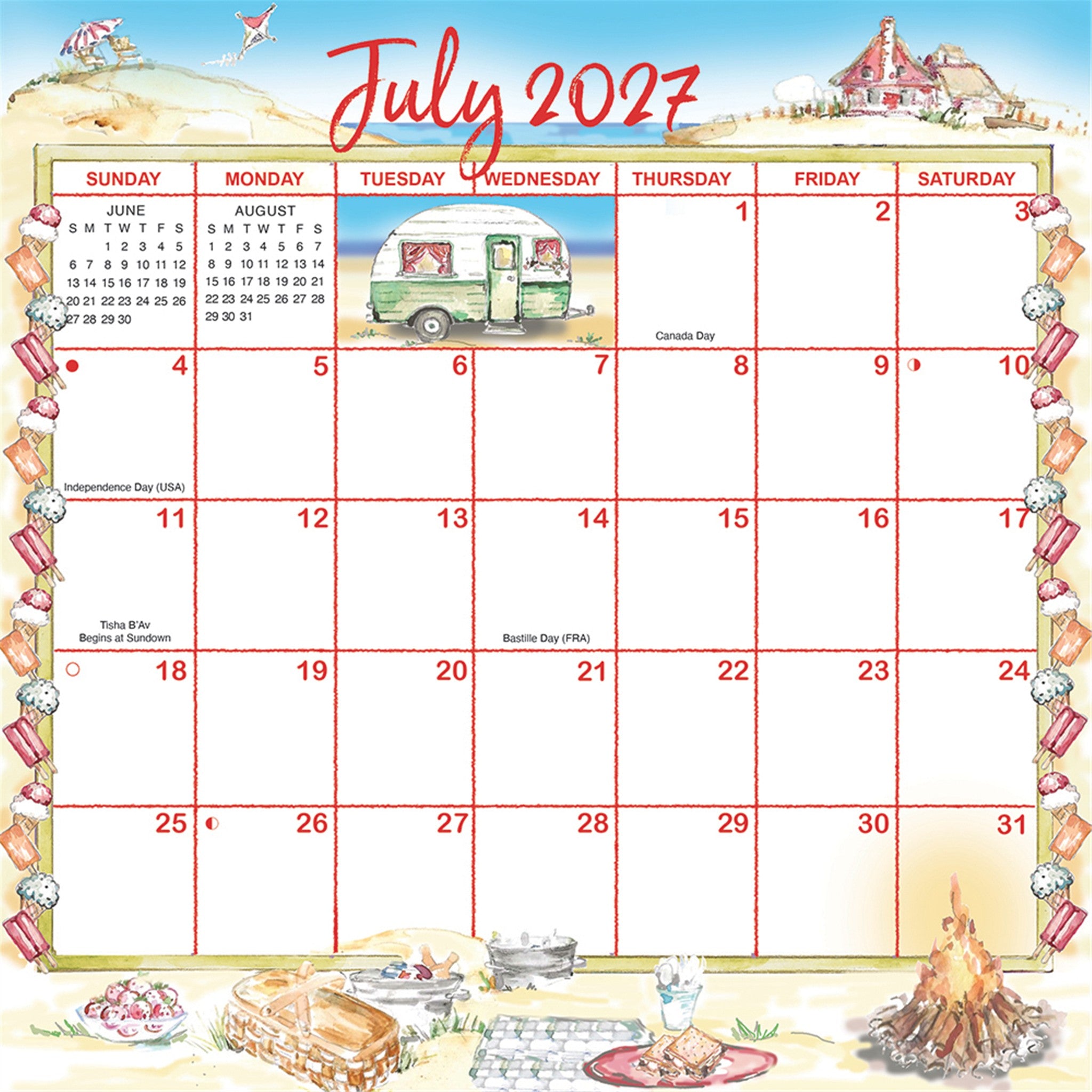 Joyful Seasons Magic Grip Exclusive 2026-2027 Mini Calendar