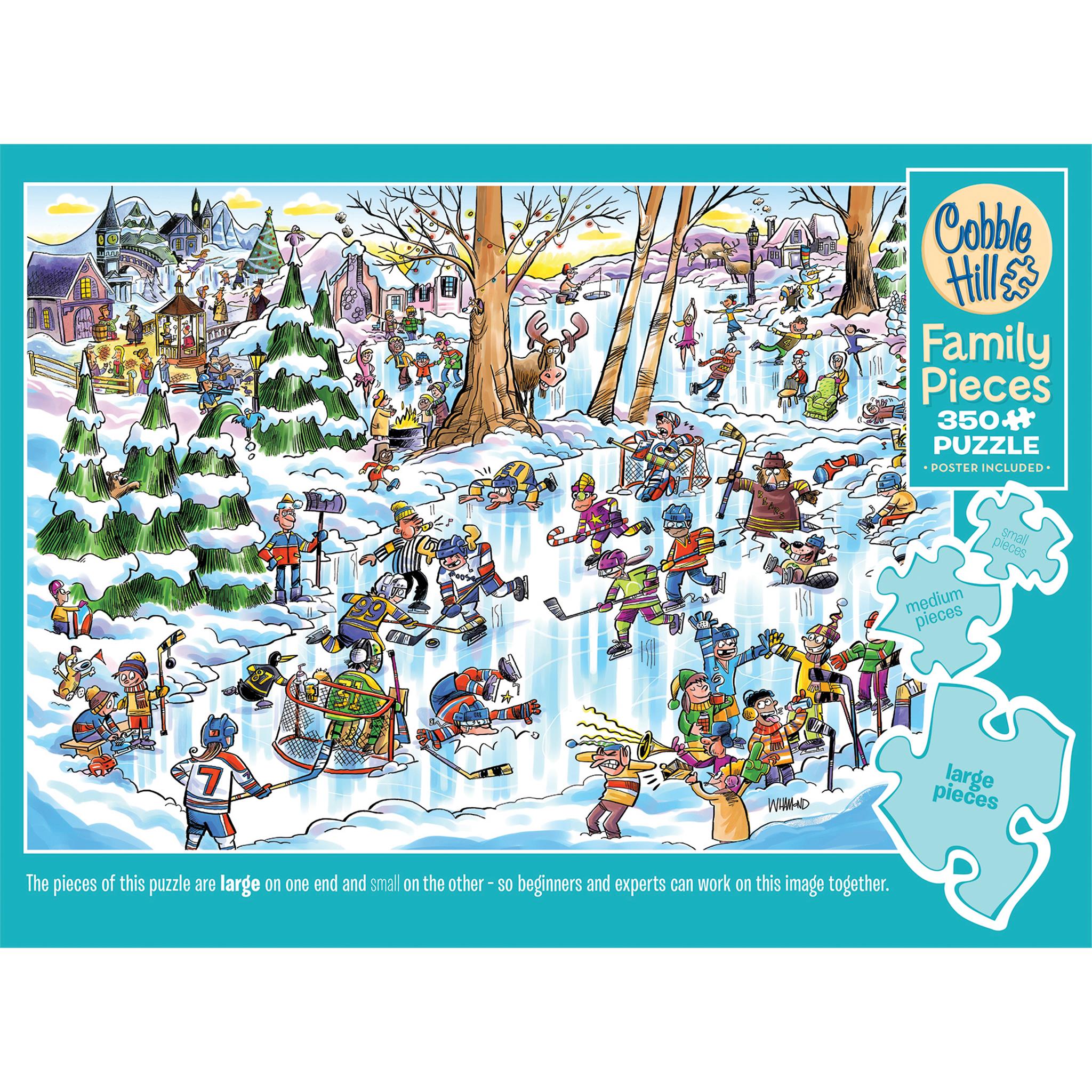 Hockey Town 350 Piece Puzzle Cobble Hill