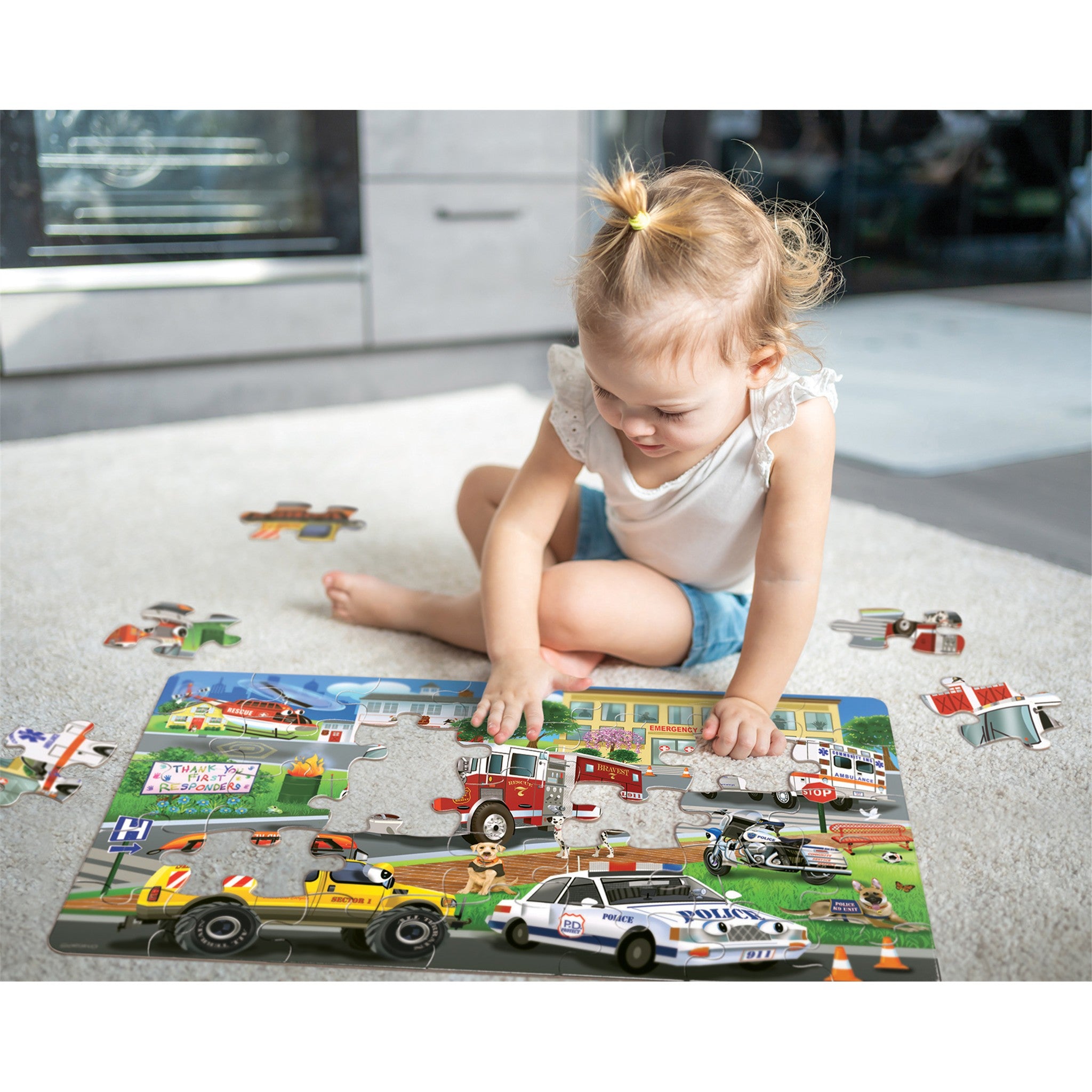 First Responders 35 Piece Floor Puzzle - Online Only