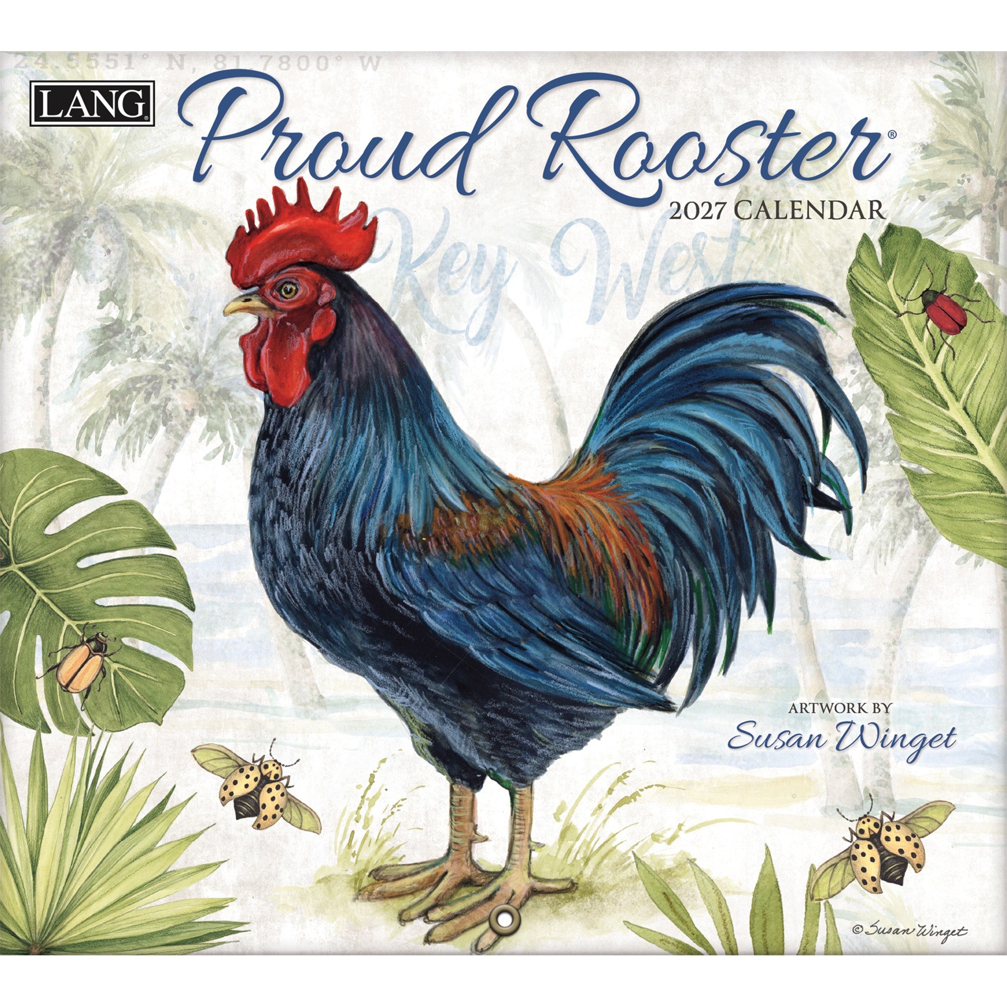 Proud Rooster Special Edition with Print 2027 Wall Calendar