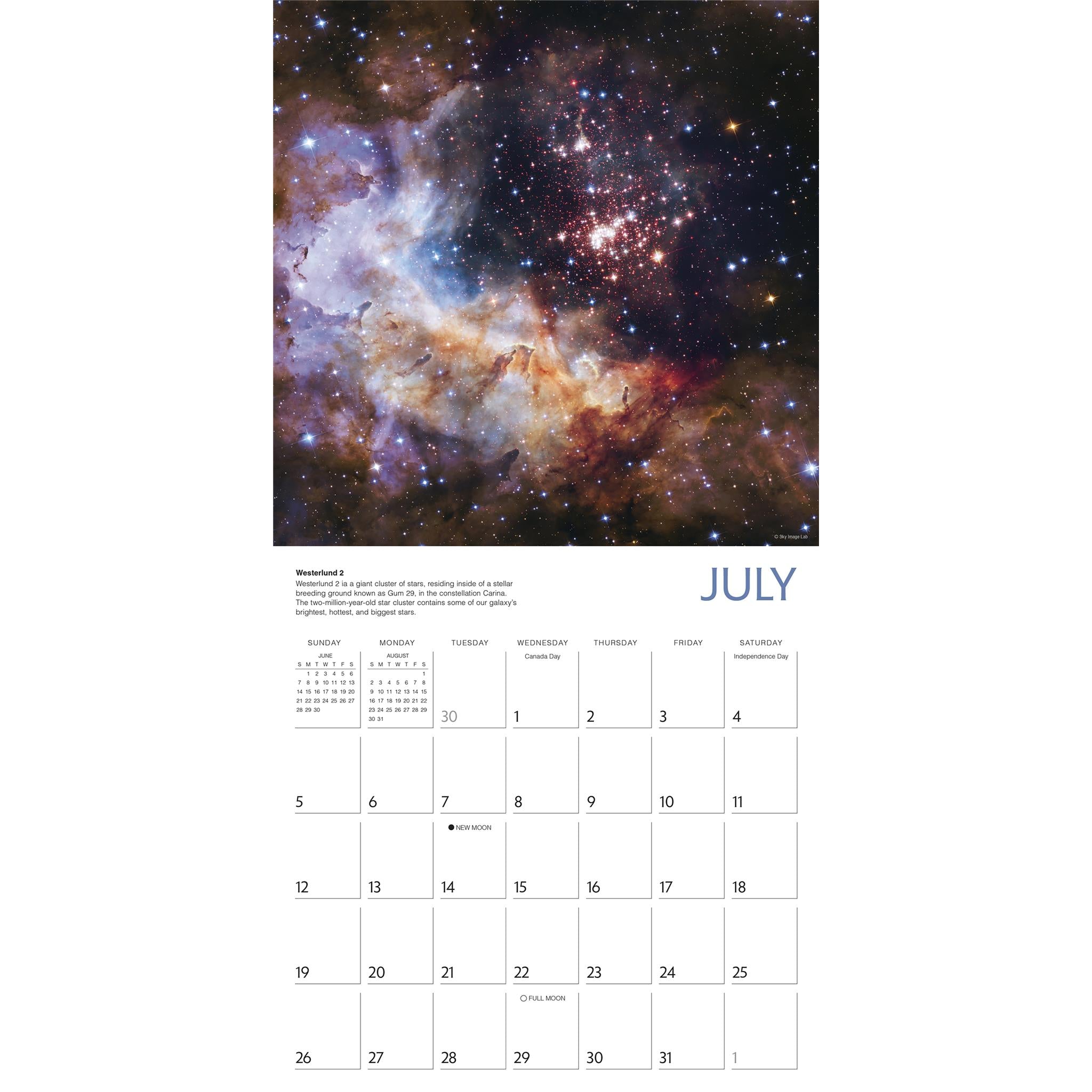 Destination Space 2026 Wall Calendar - Online Only
