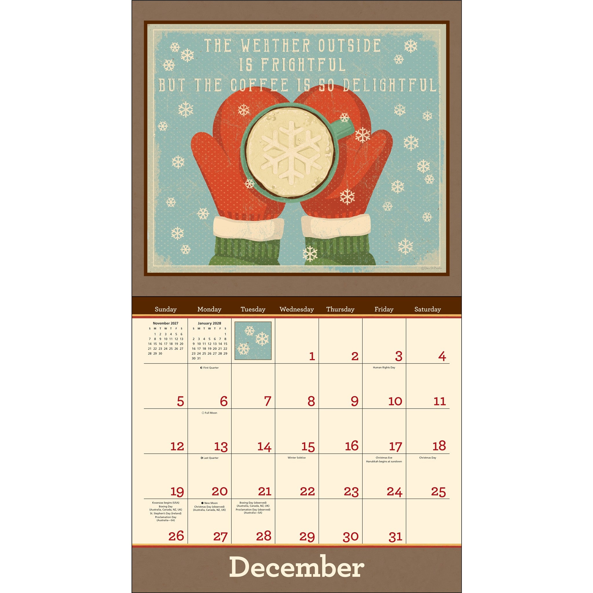 Coffee 2027 Wall Calendar