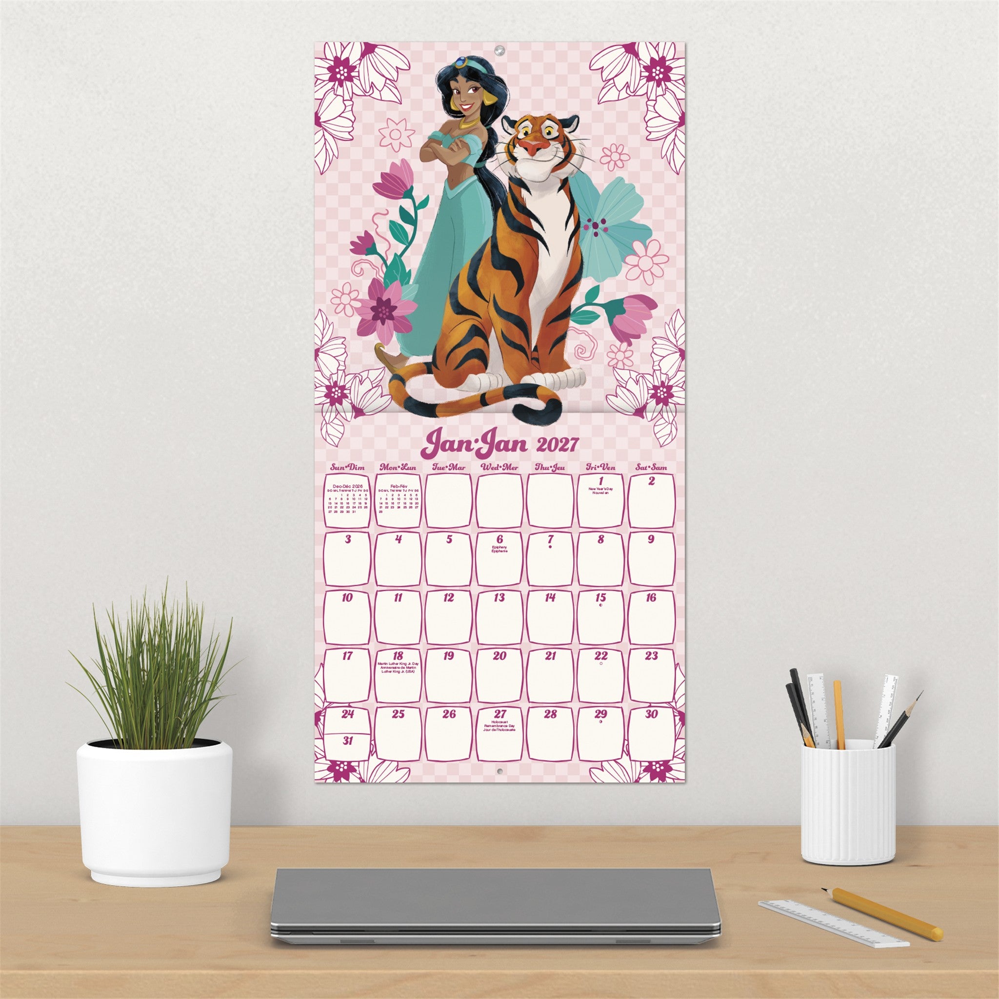 Disney Princess 2027 Wall Calendar