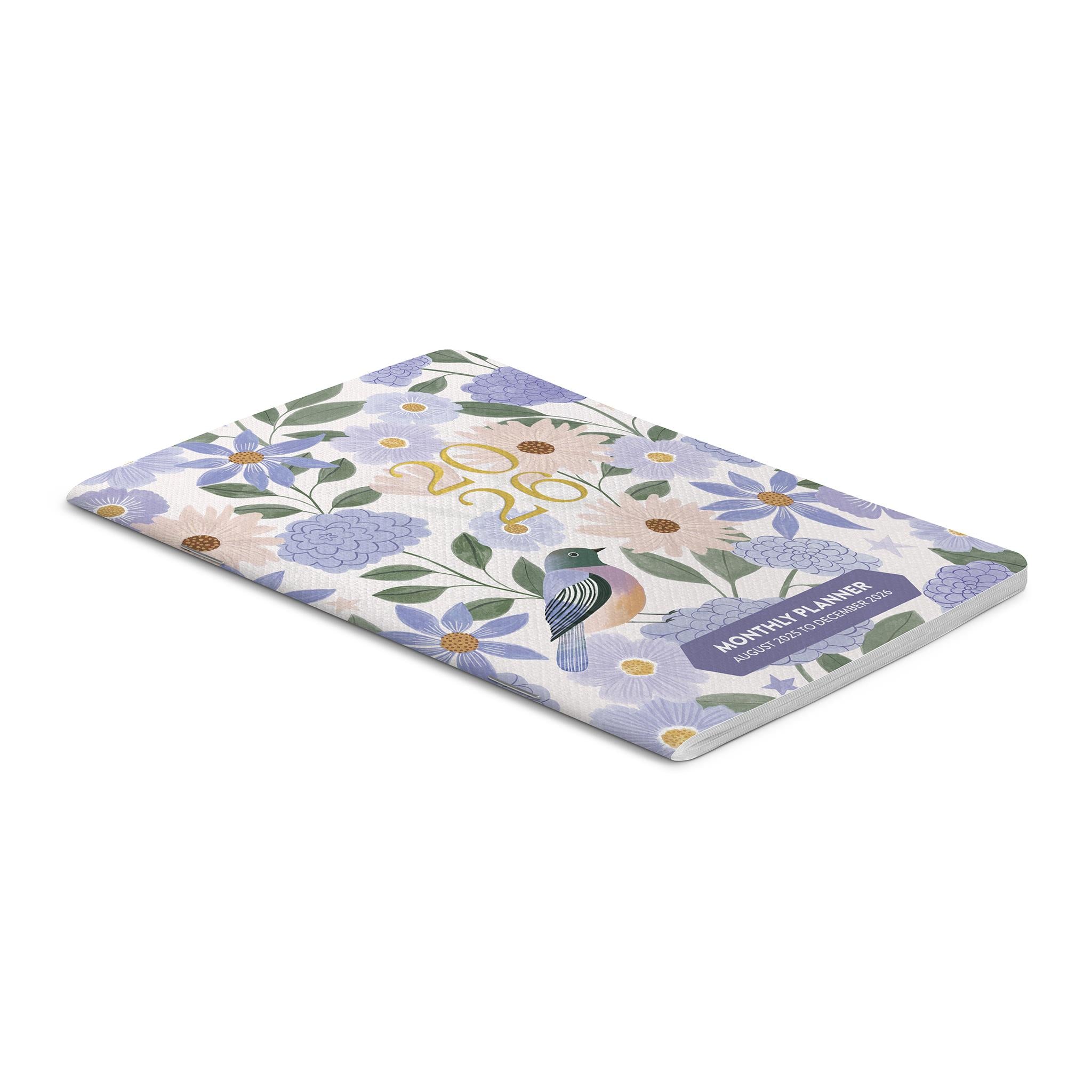 Birds and Blooms 2025-2026 Monthly Pocket Planner Calendar - Online Only