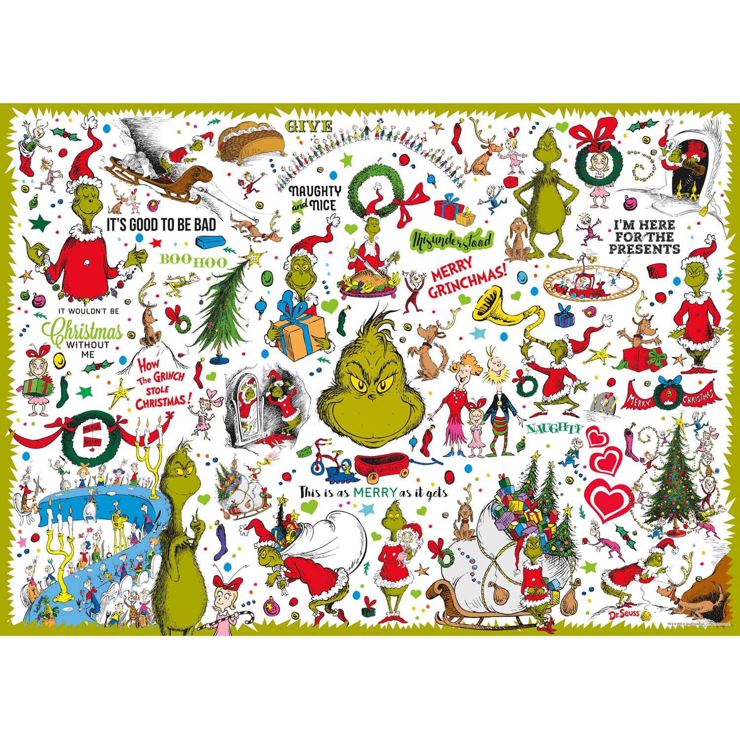 Grinch Christmas 1000 Piece Puzzle