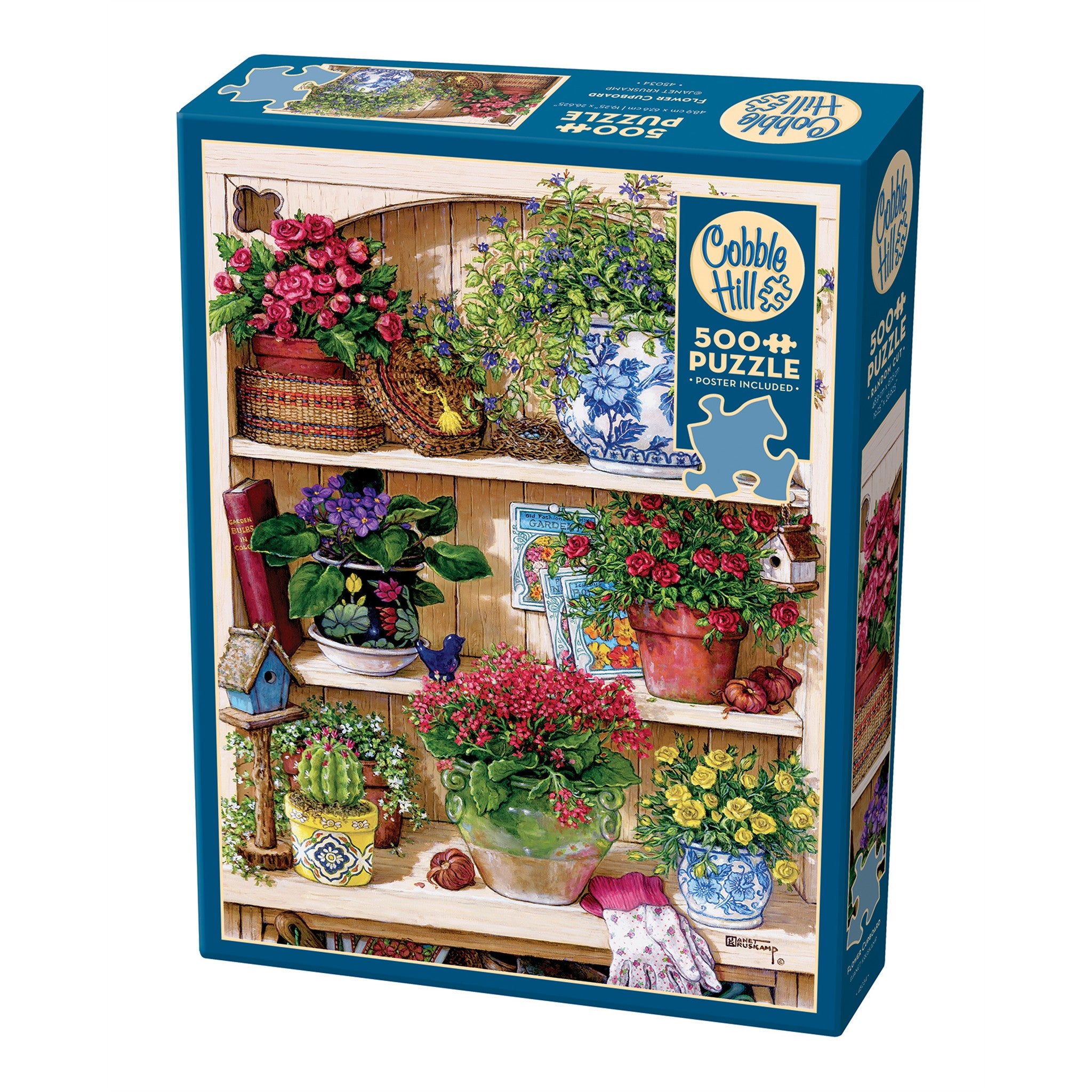 Flower Cupboard 500 Piece Puzzle