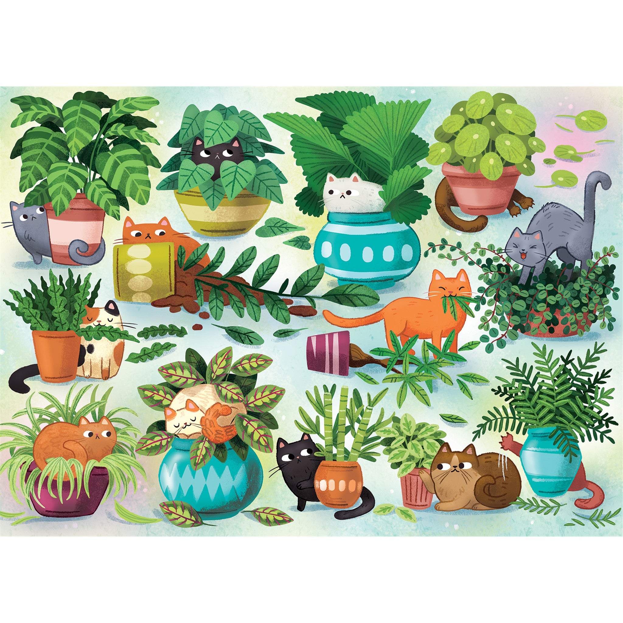 Cats vs. Plants 500 Piece Puzzle