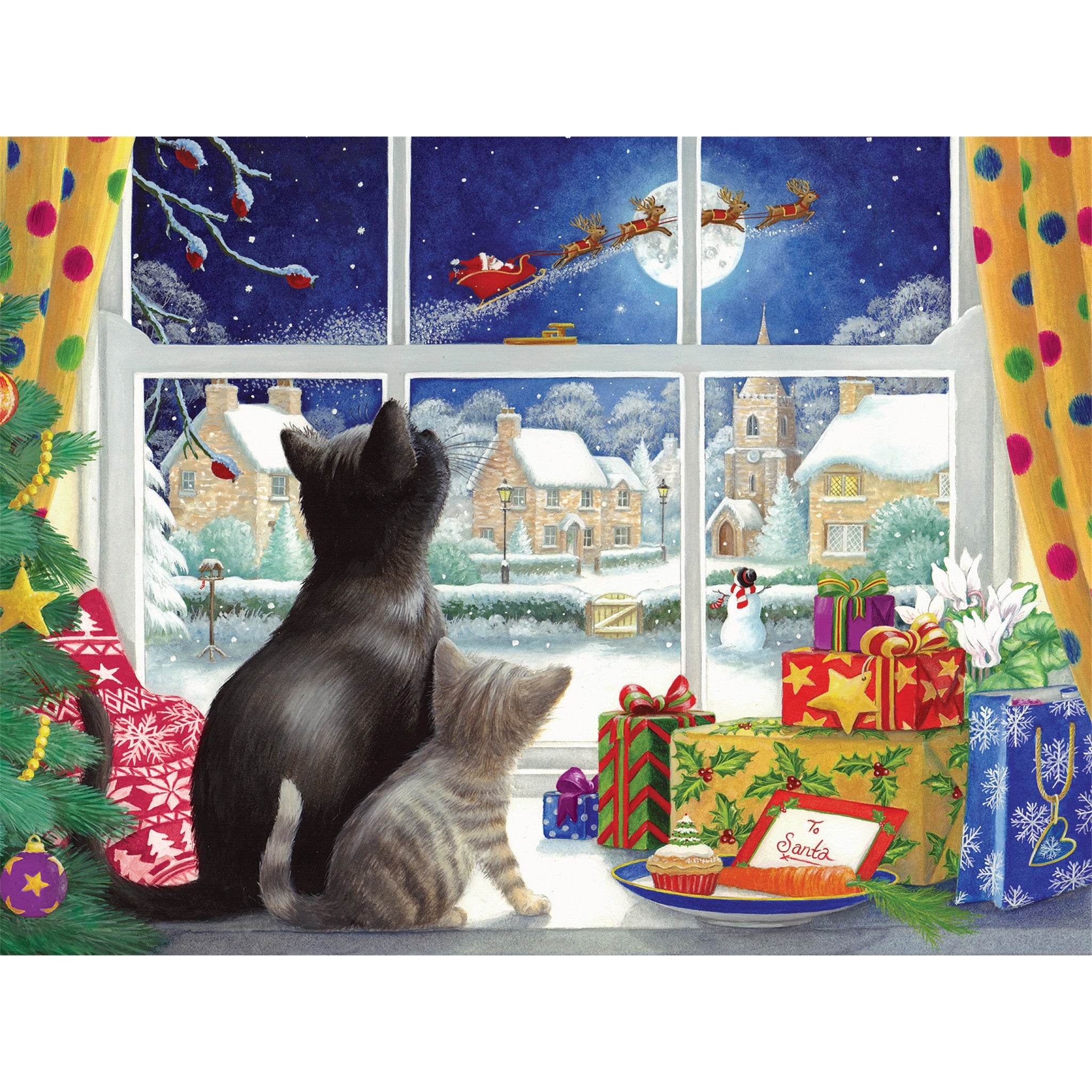 Waiting for St. Nick 275 Piece Puzzle