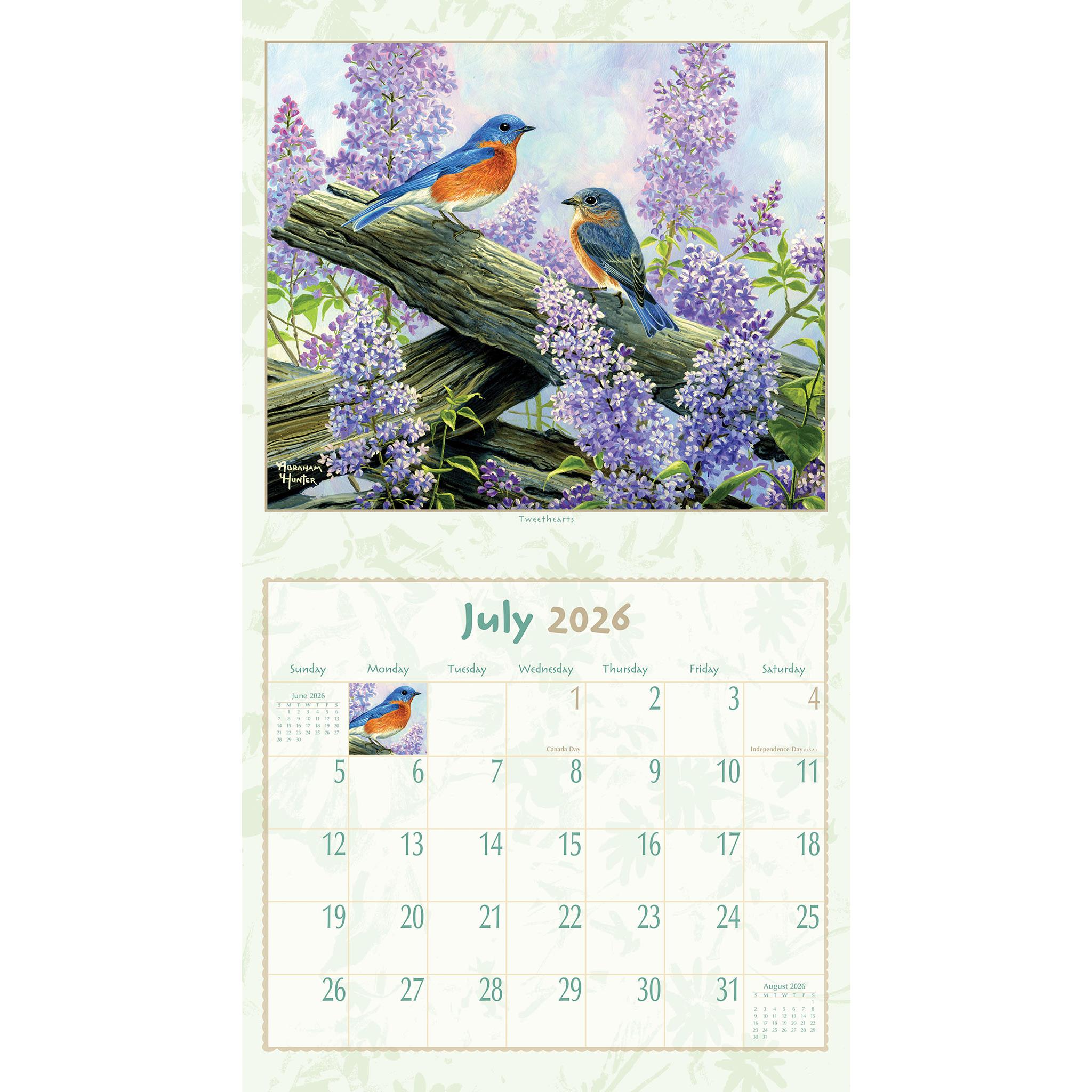 Birds Of A Feather 2026 Wall Calendar - Online Only