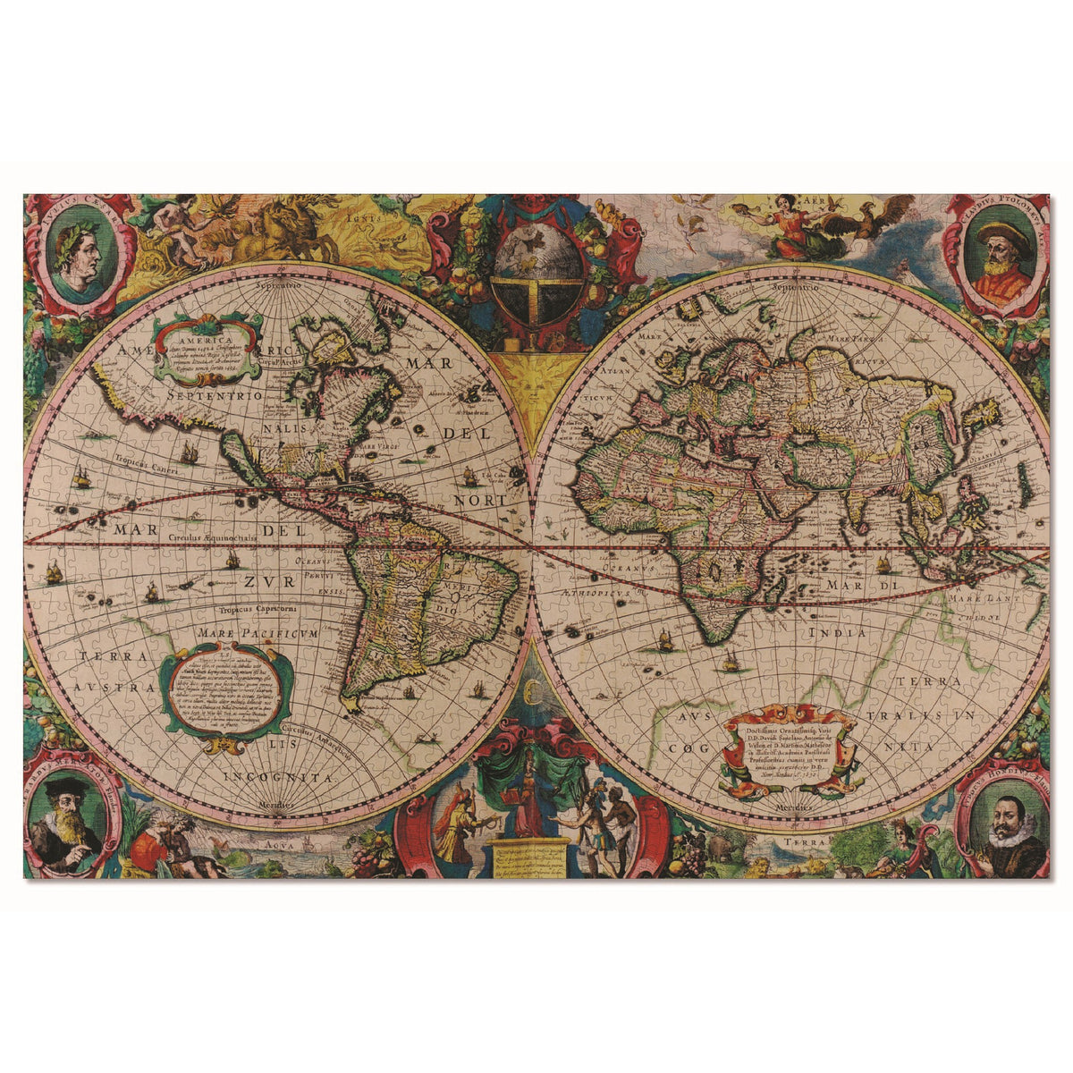 Antique Map 1000 Piece Puzzle