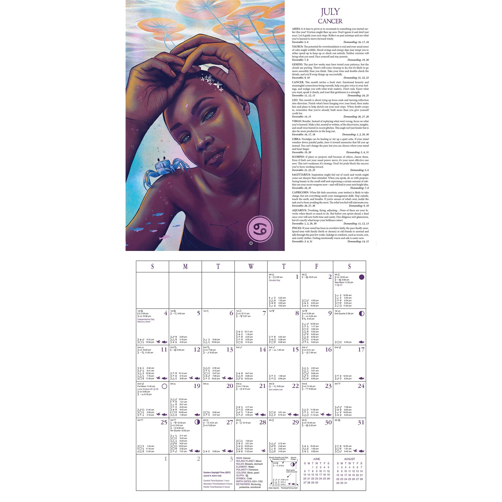 Astrological 2027 Wall Calendar