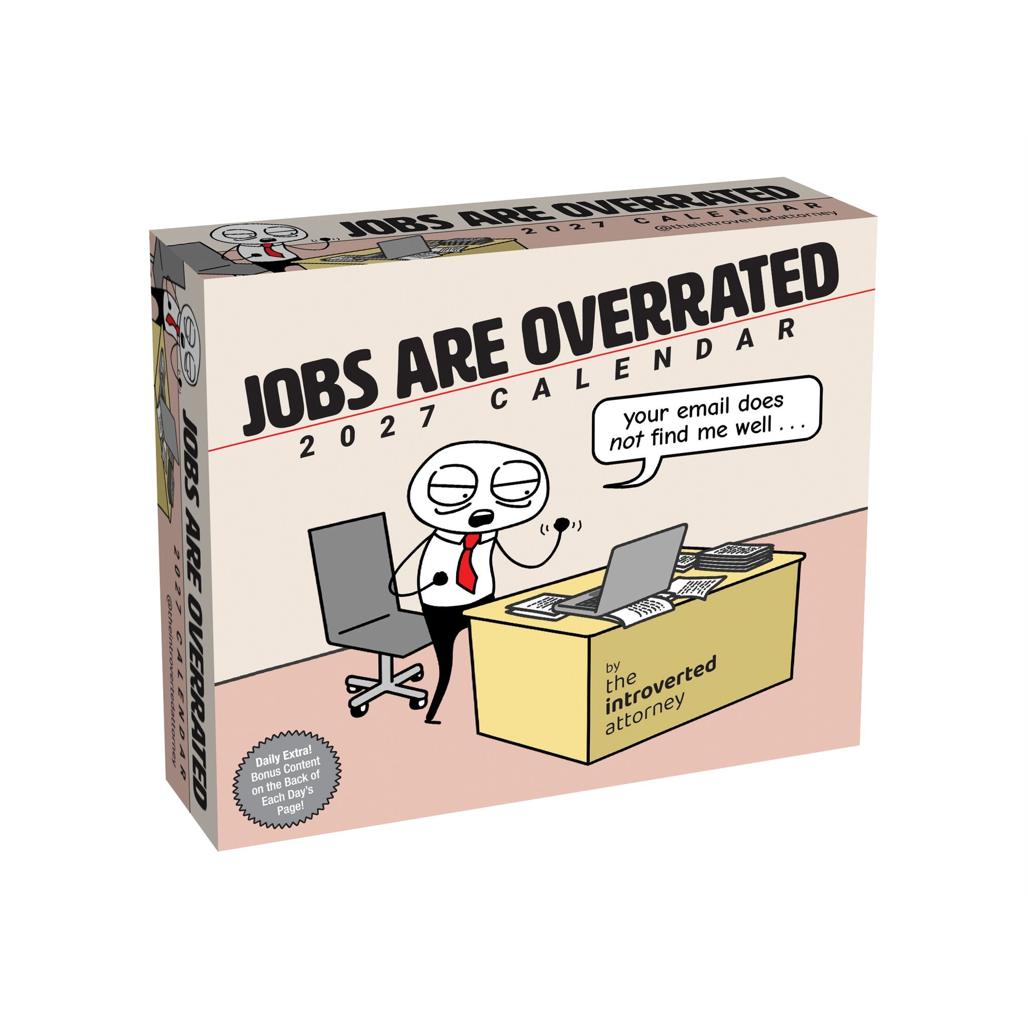 Jobs Are Overrated 2027 Box Calendar