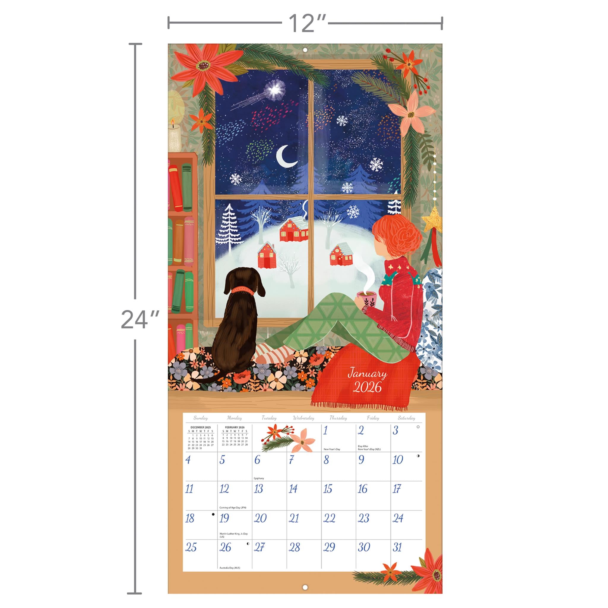 Dream, Wander, Discover 2026 Wall Calendar - Online Only
