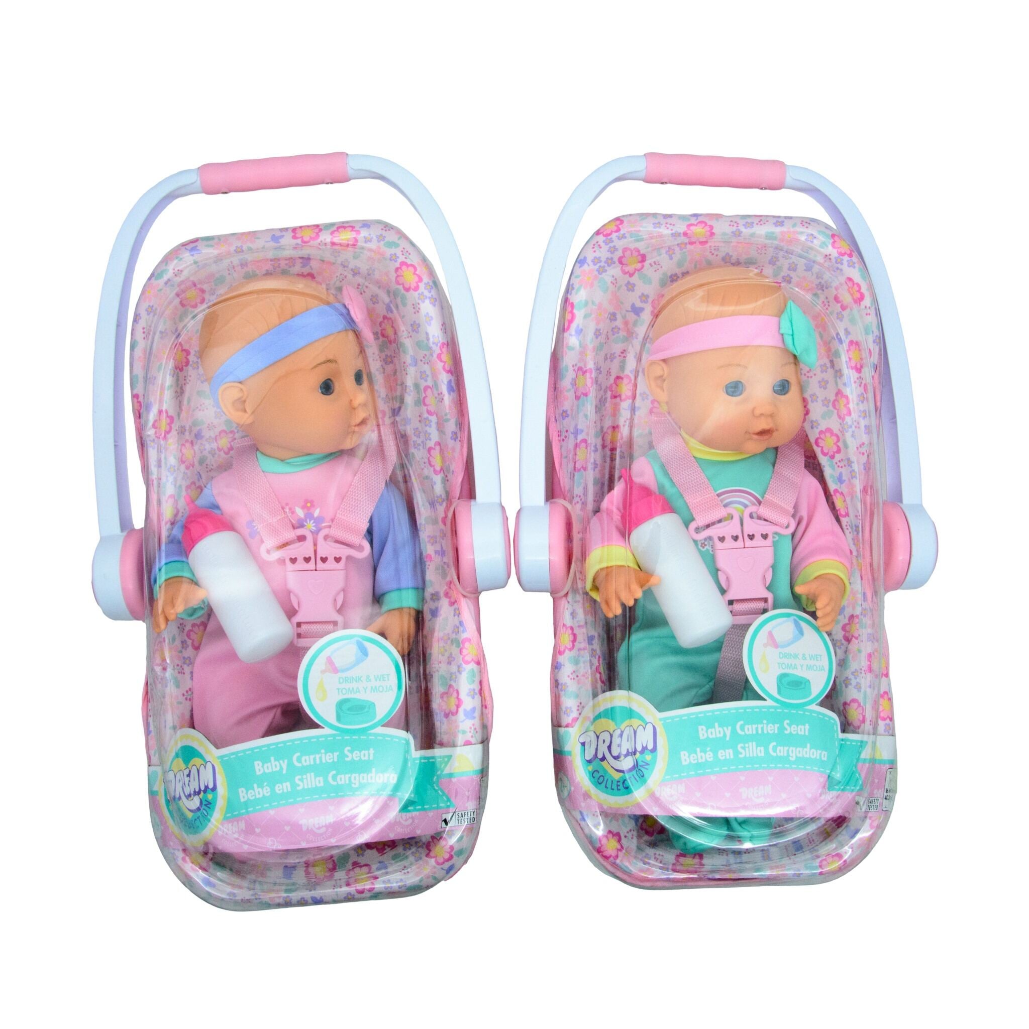 Doll Baby in Carrier Seat (Assorted Outfits) - FINAL SALE