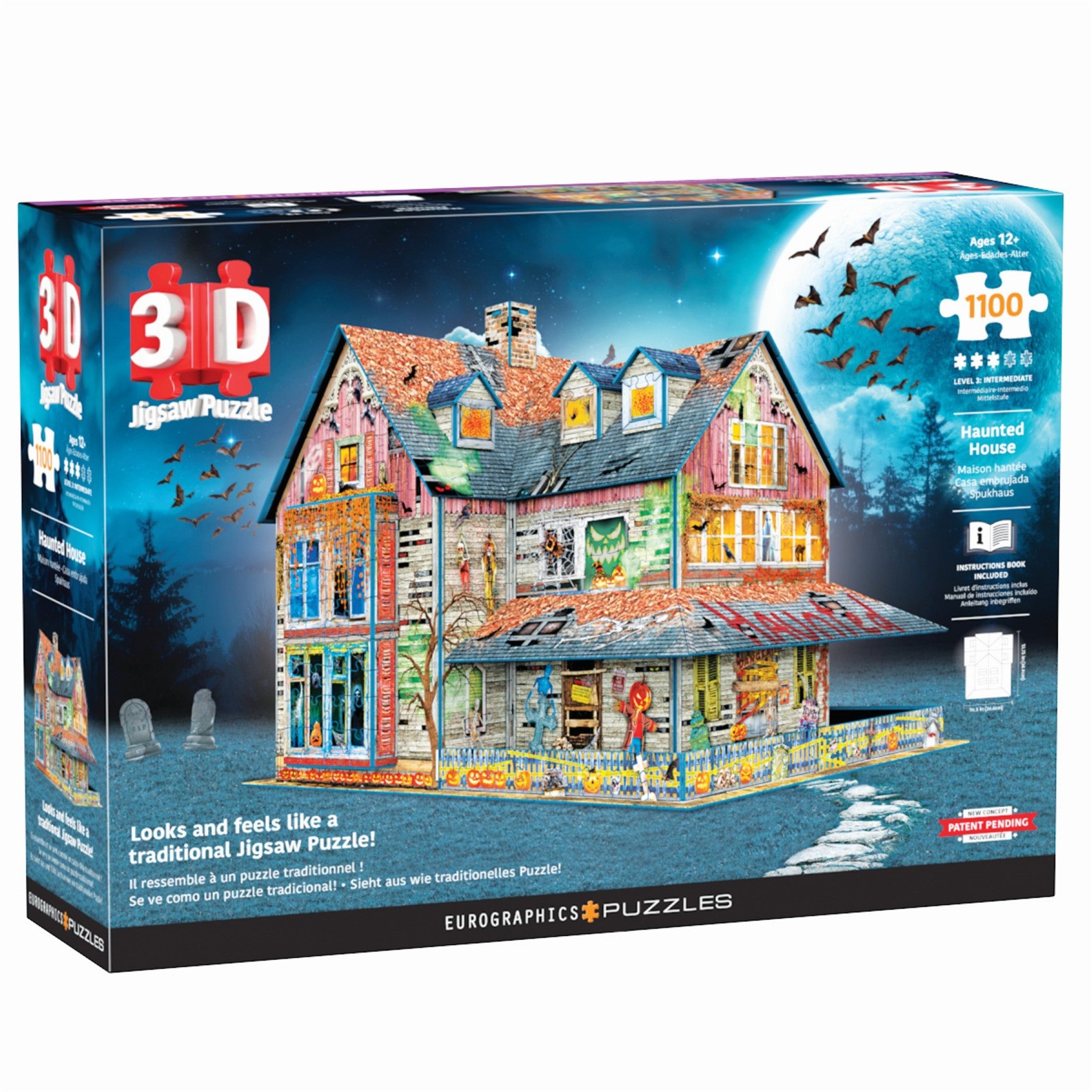 Haunted House 3D puzzle 1100 Piece