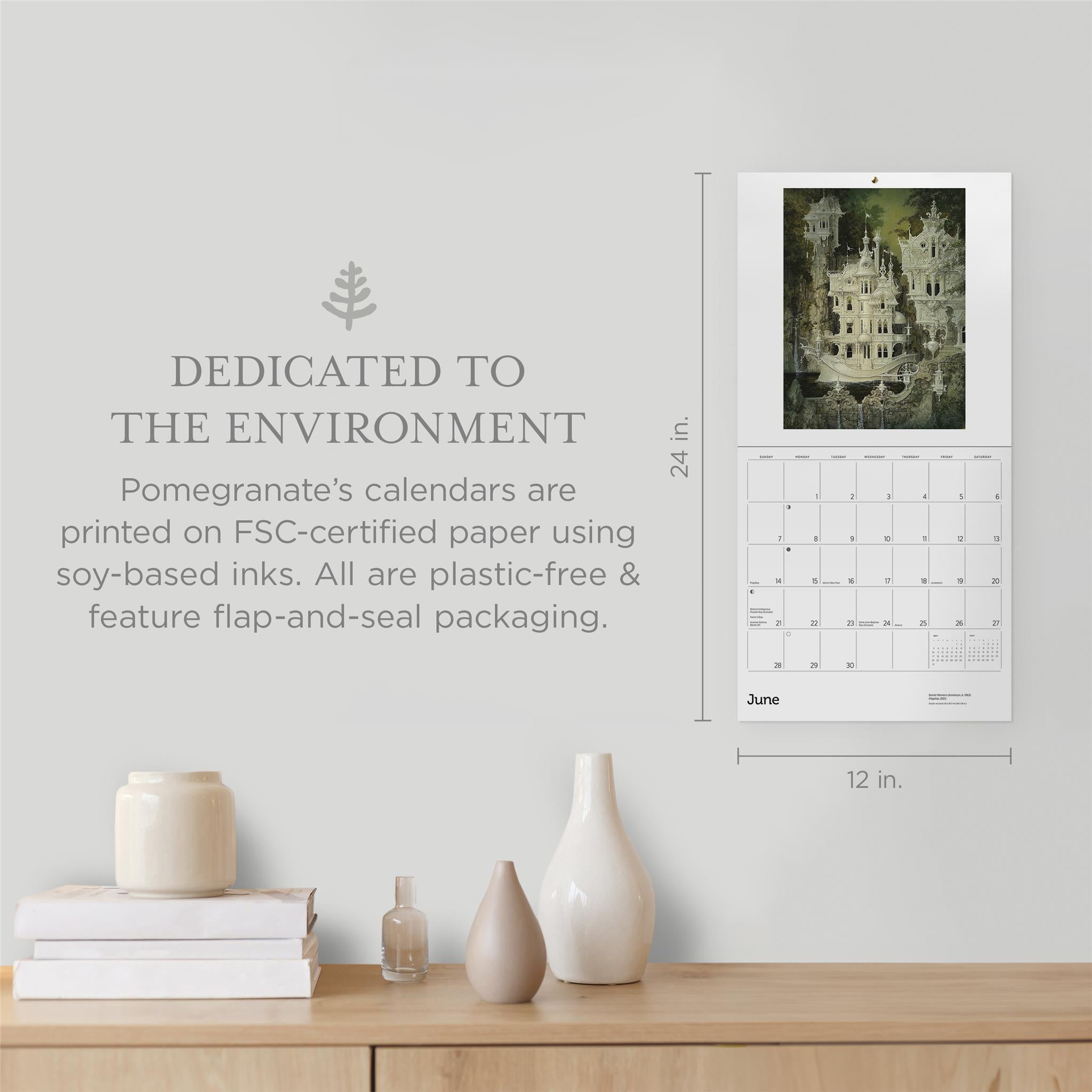 Art Of Daniel Merriam 2026 Wall Calendar - Online Only
