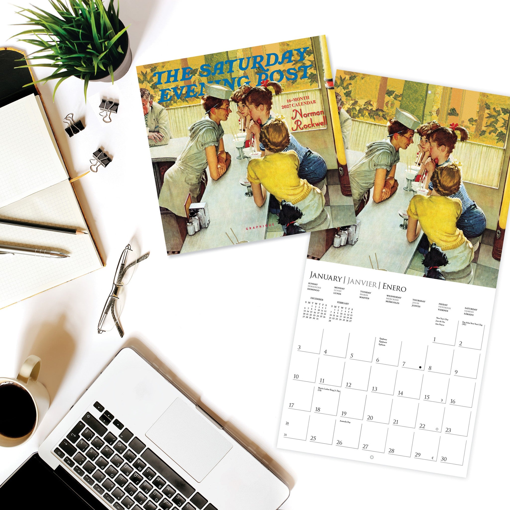Saturday Evening Post 2027 Mini Calendar