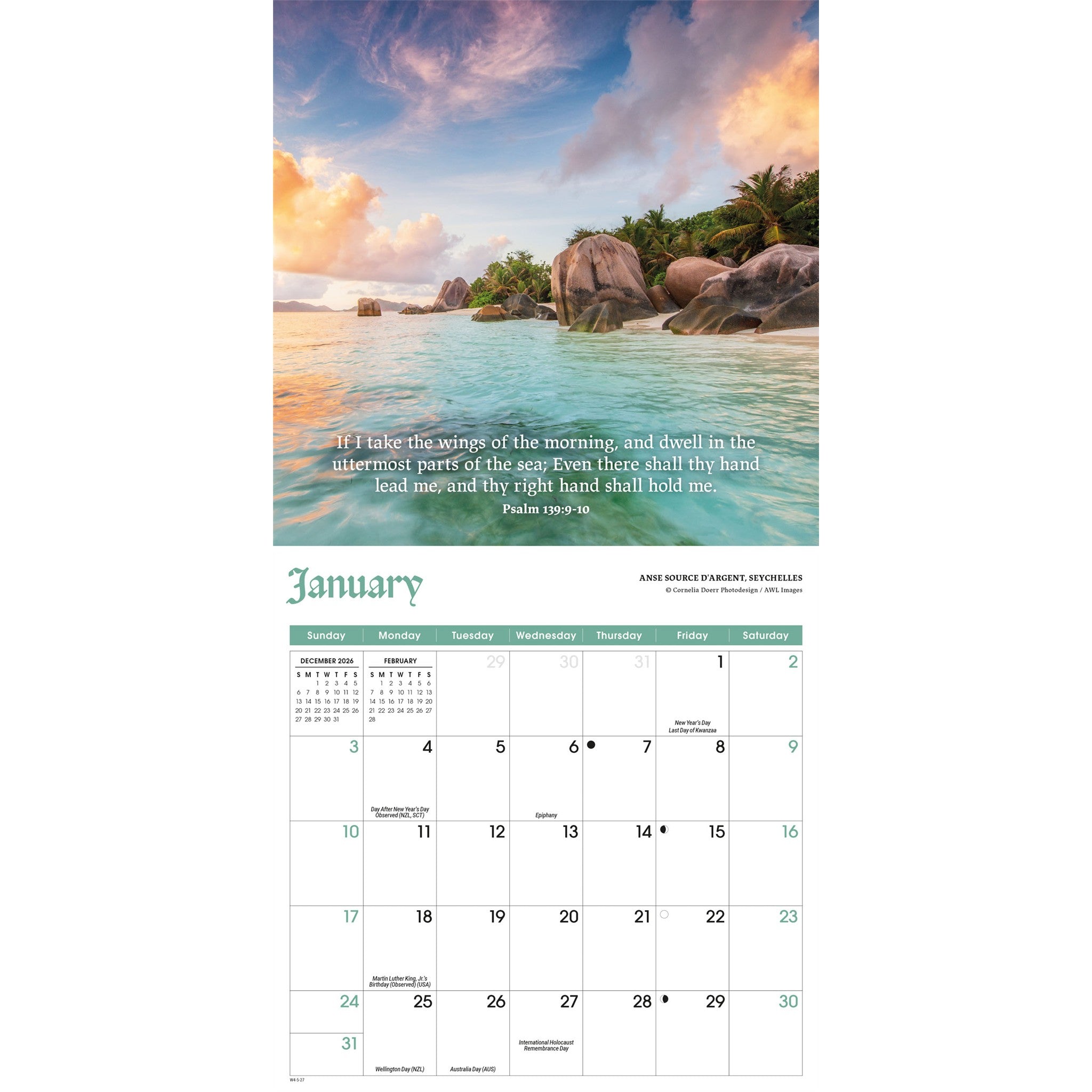 Psalms 2027 Mini Calendar