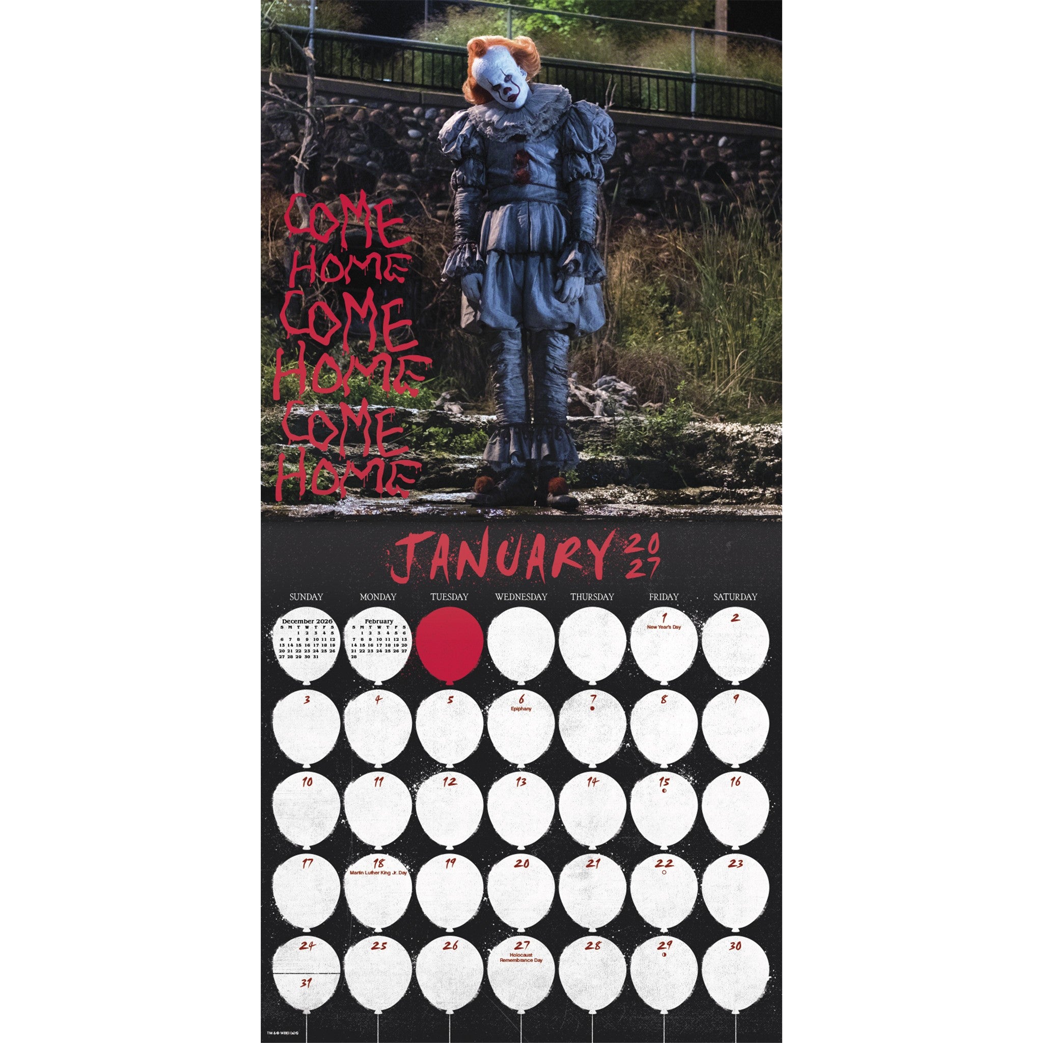 IT 2027 Wall Calendar