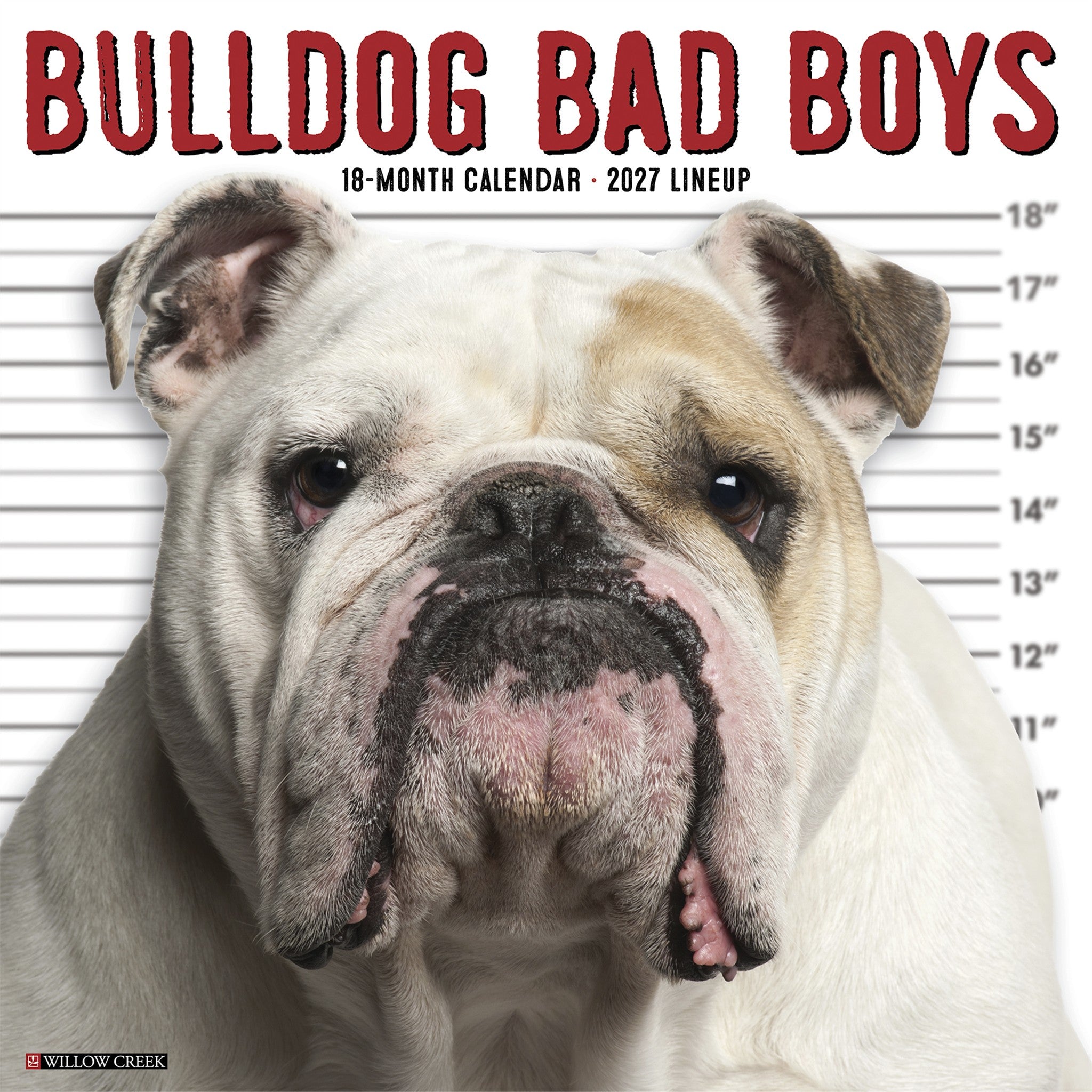 Bulldog Bad Boys 2027 Wall Calendar