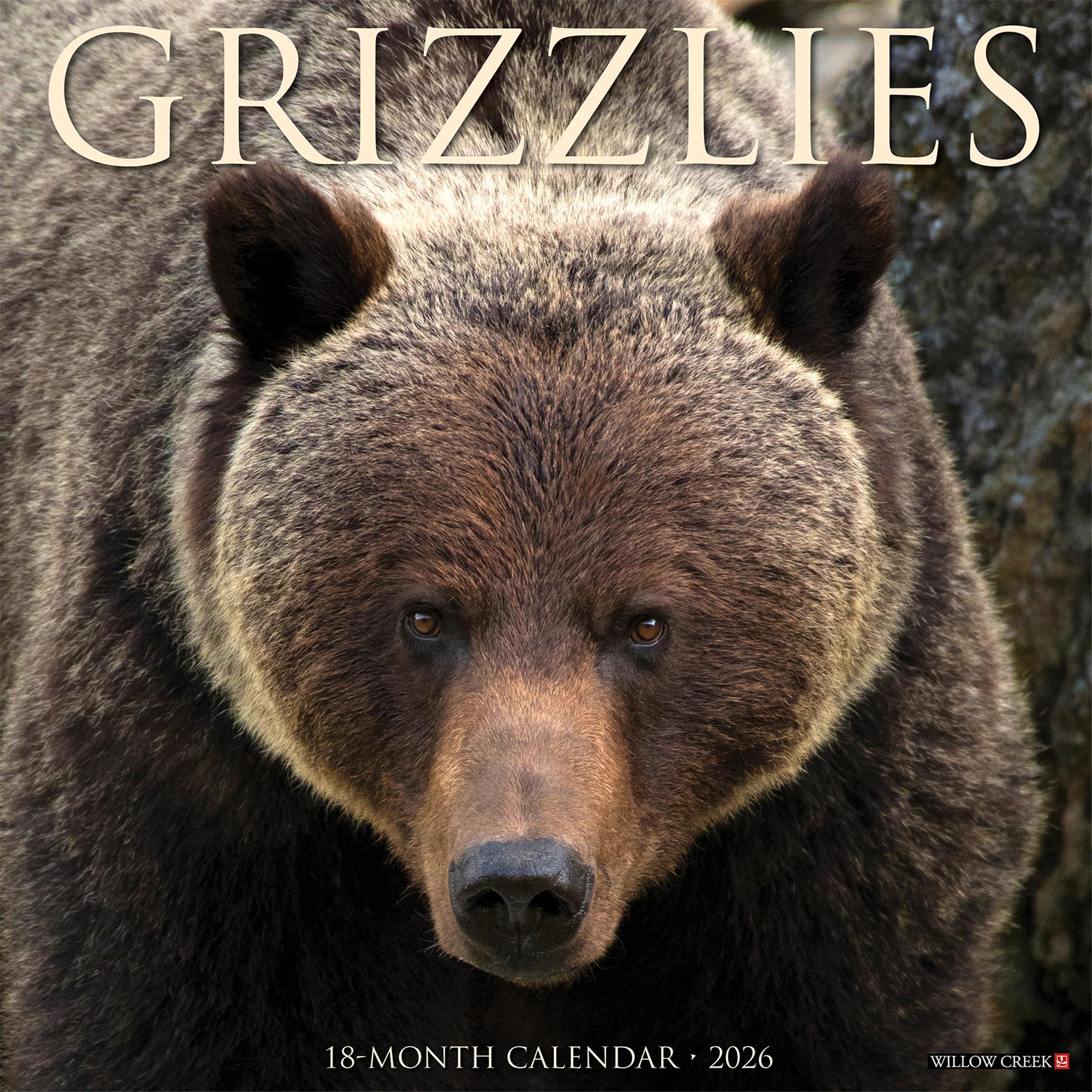 Grizzlies 2026 Wall Calendar