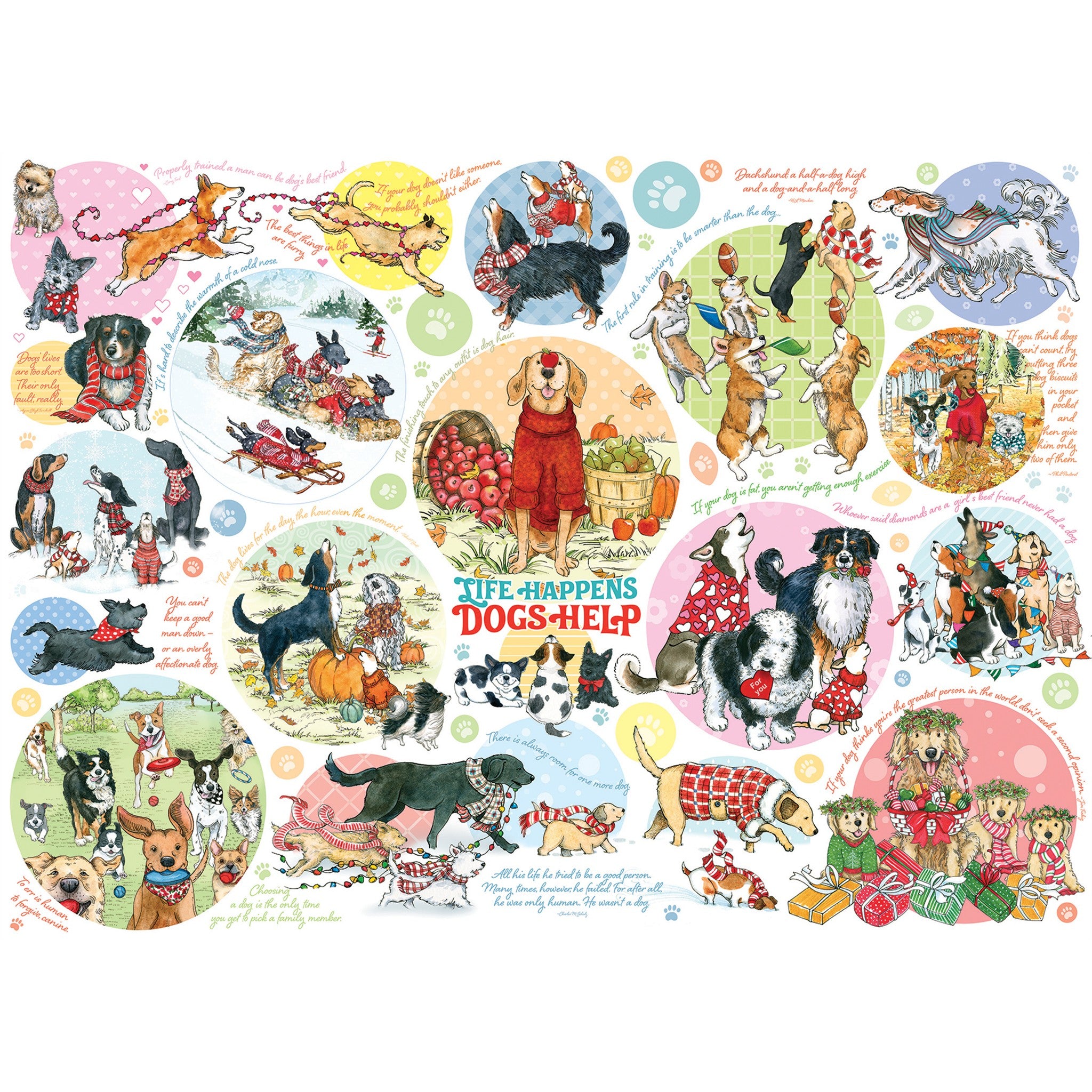 Dog Thoughts 1000 Piece Puzzle