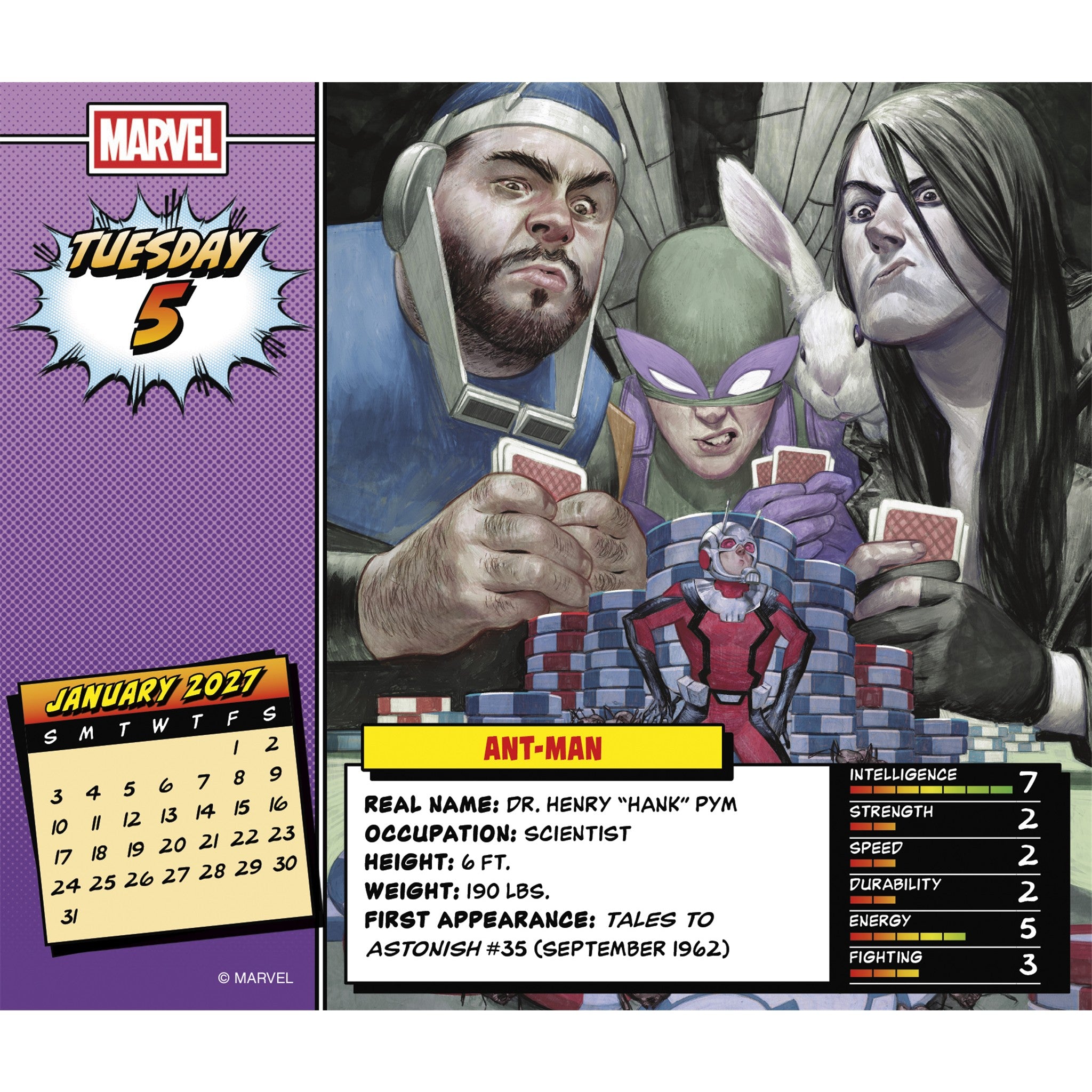 History of Marvel 2027 Box Calendar