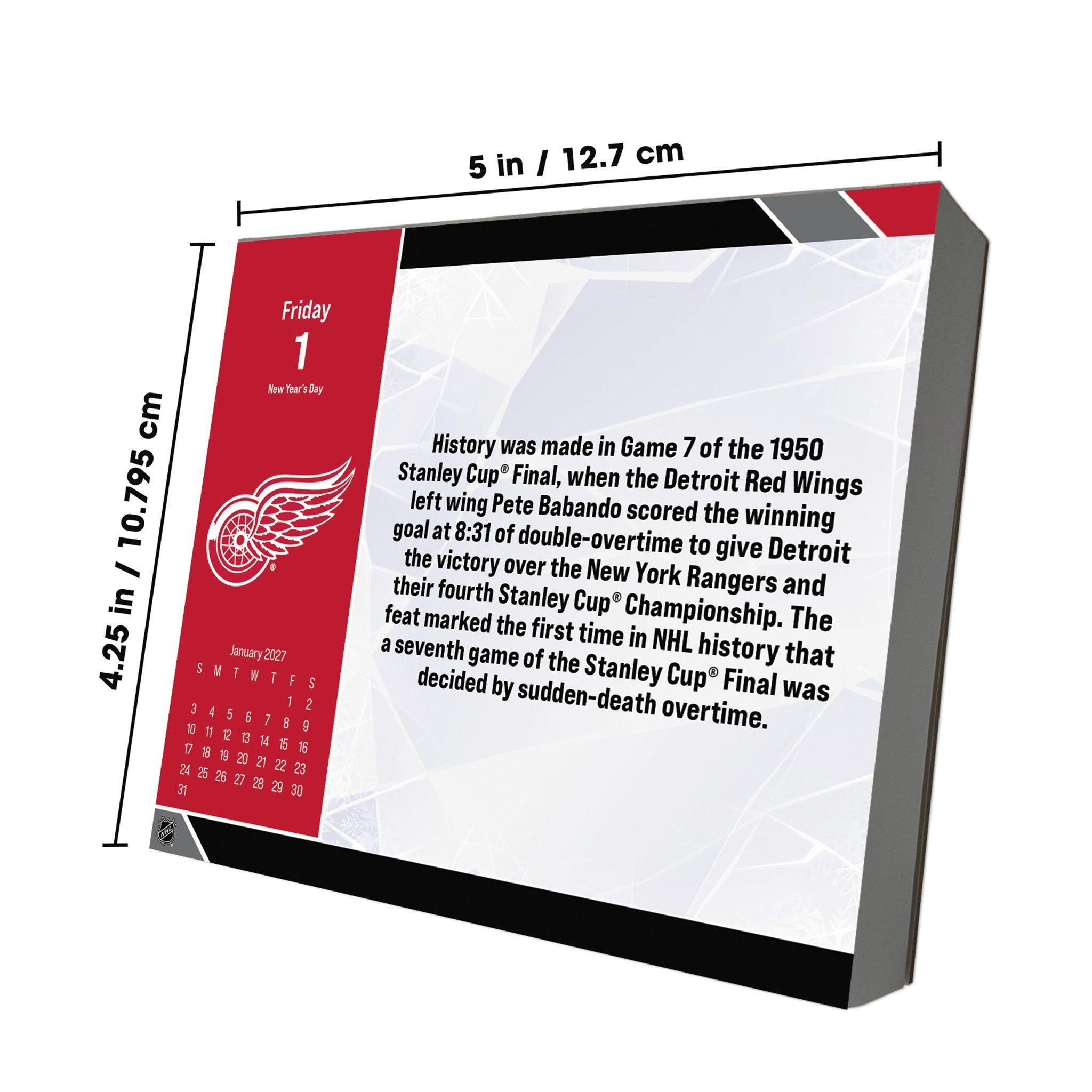 NHL 2027 Box Calendar